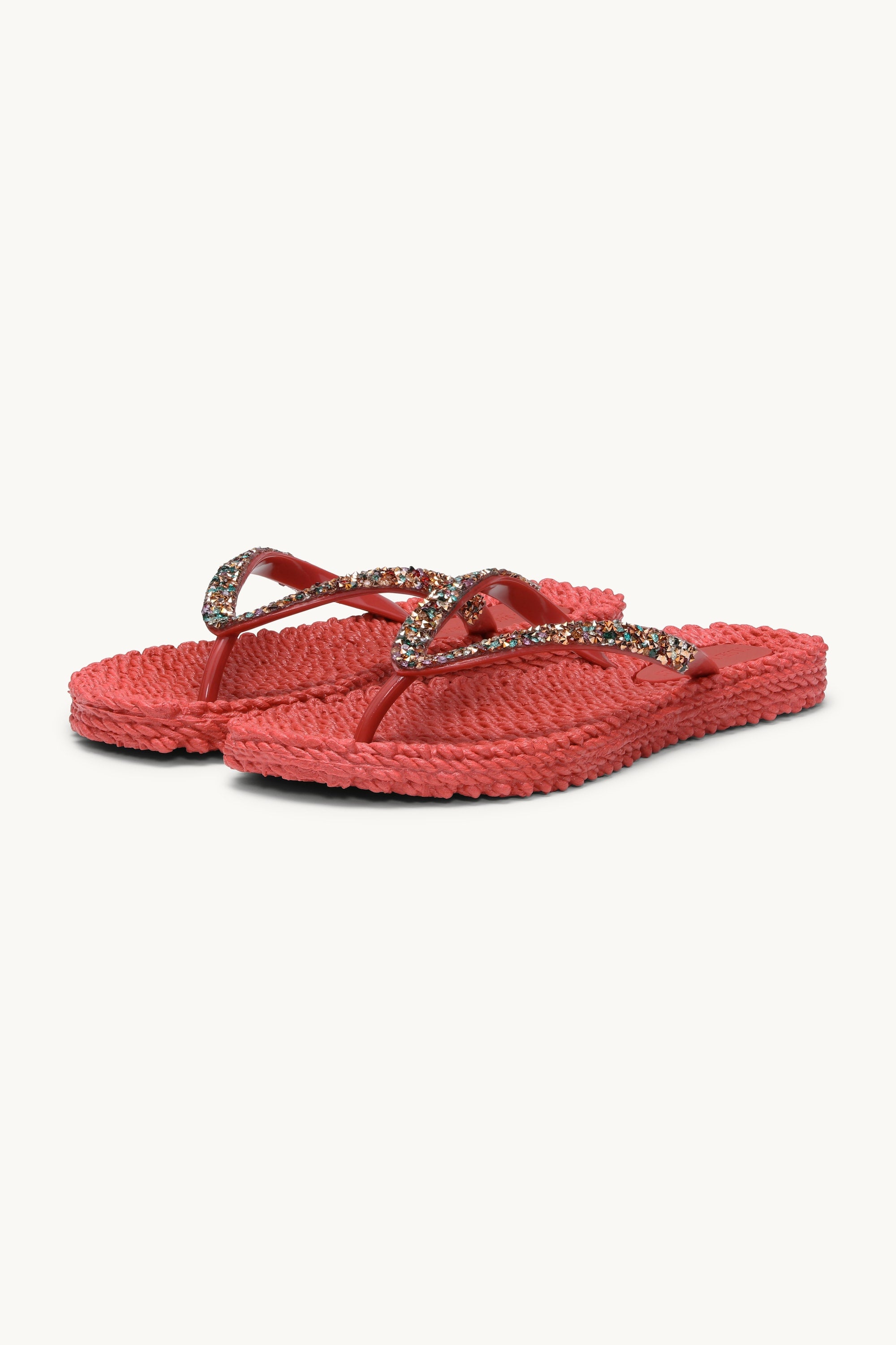 Flip Flops with Rhinestones - Baked Apple