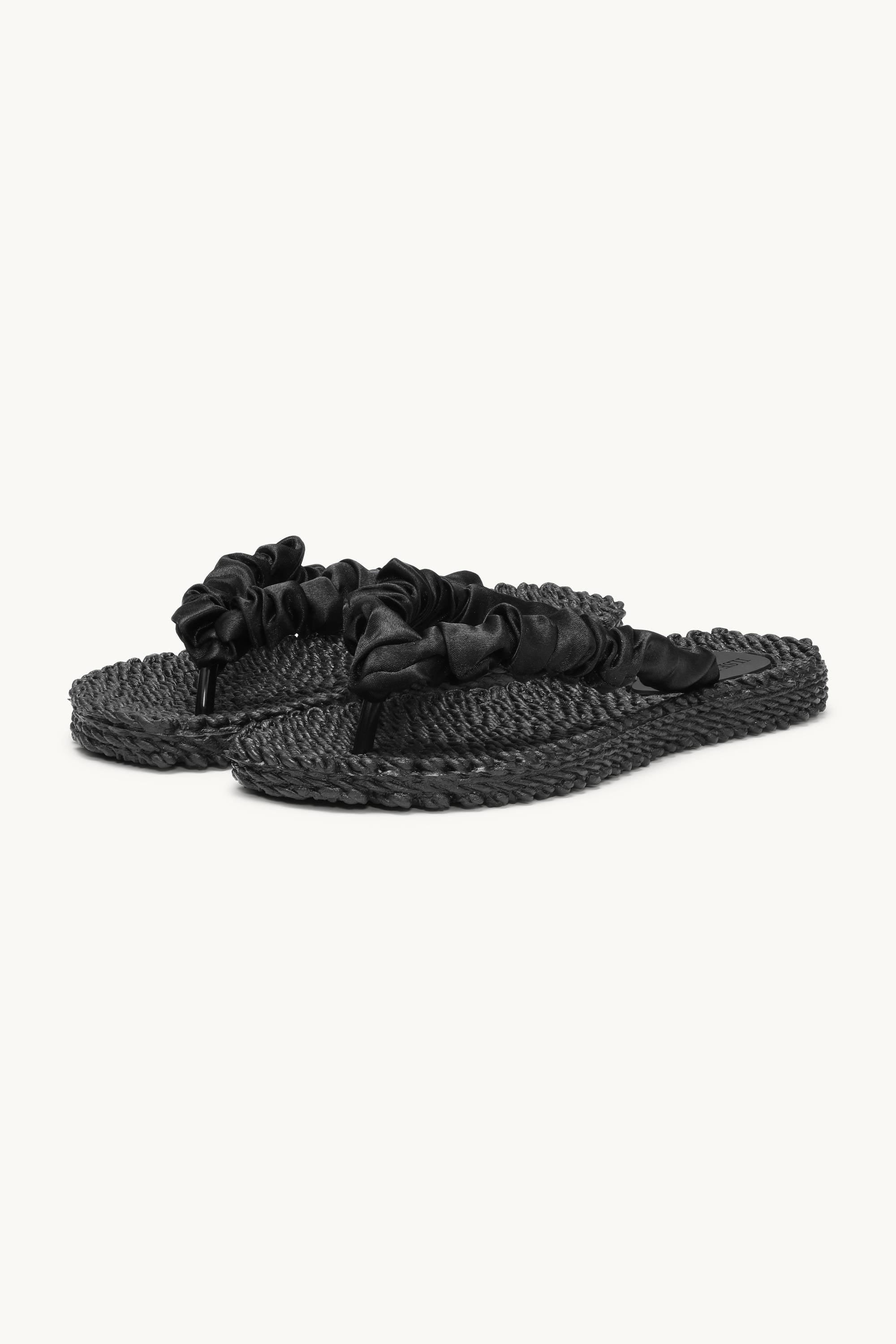 Flip-flops Tekstil - Black