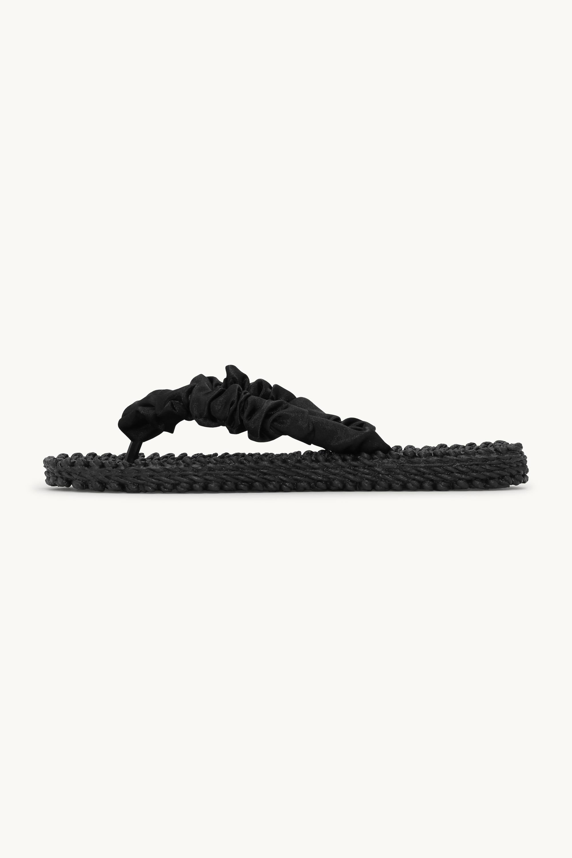 Flip-flops Tekstil - Black