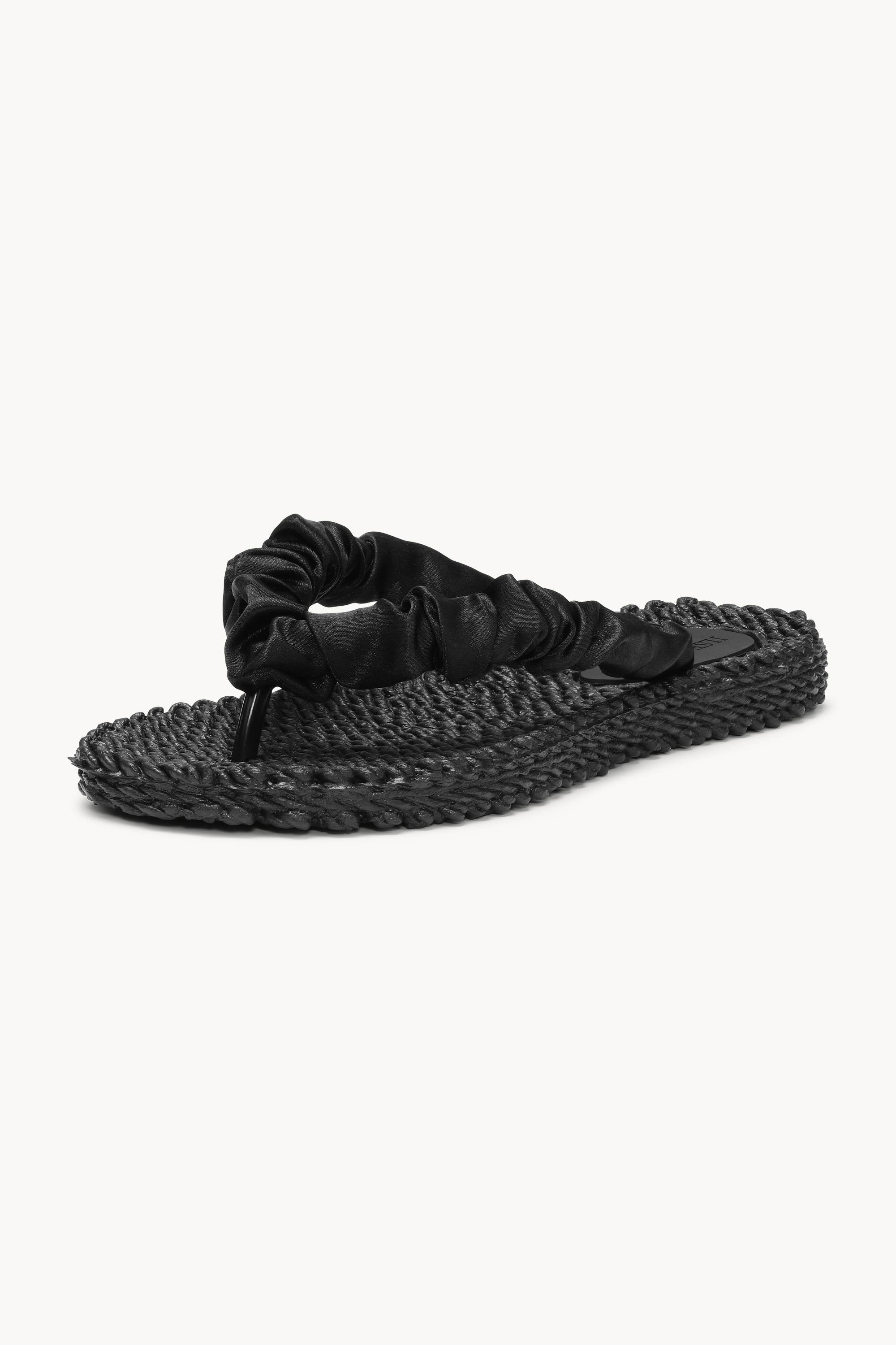 Flip-flops Tekstil - Black