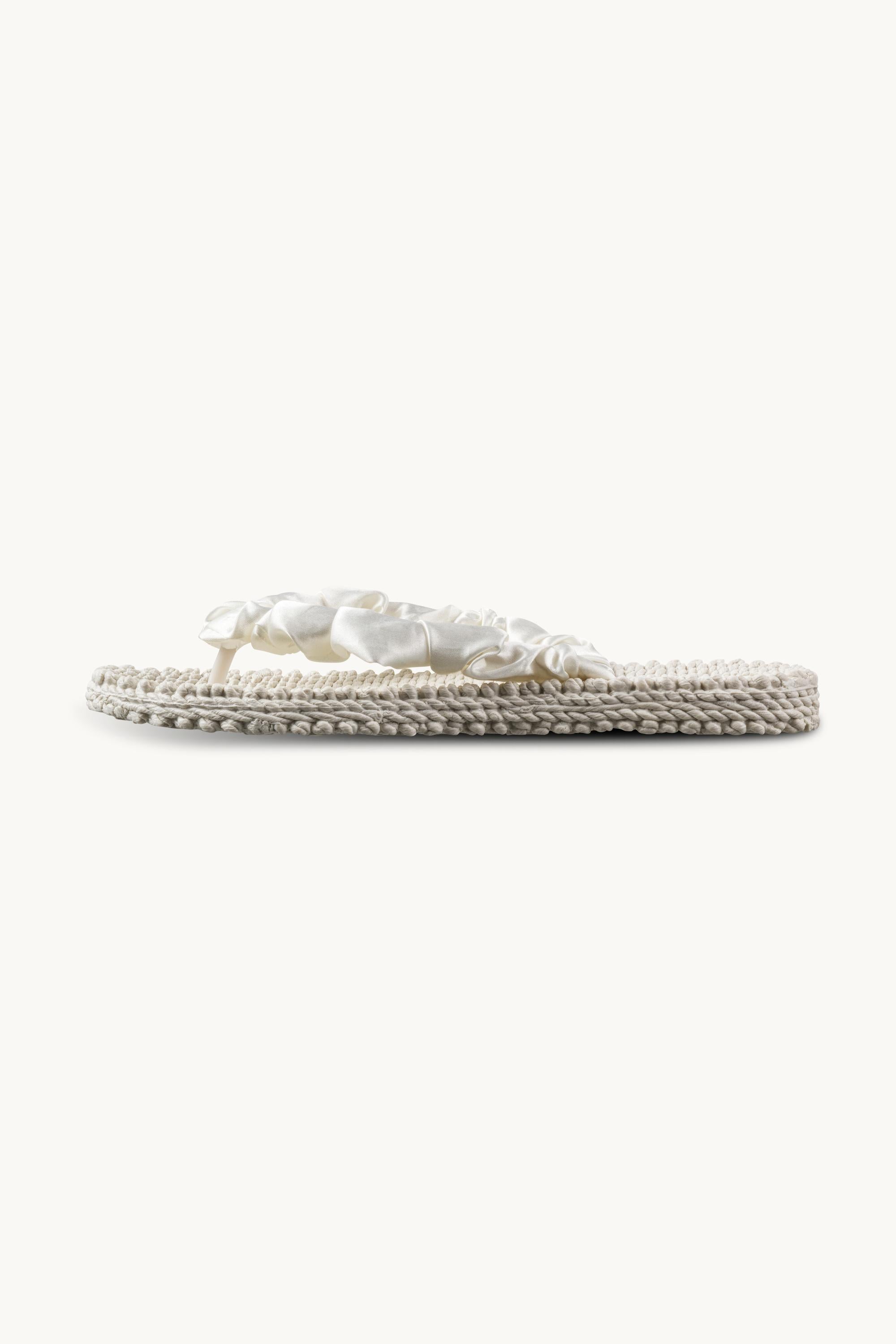 Flip-flops Tekstil - Milk Creme