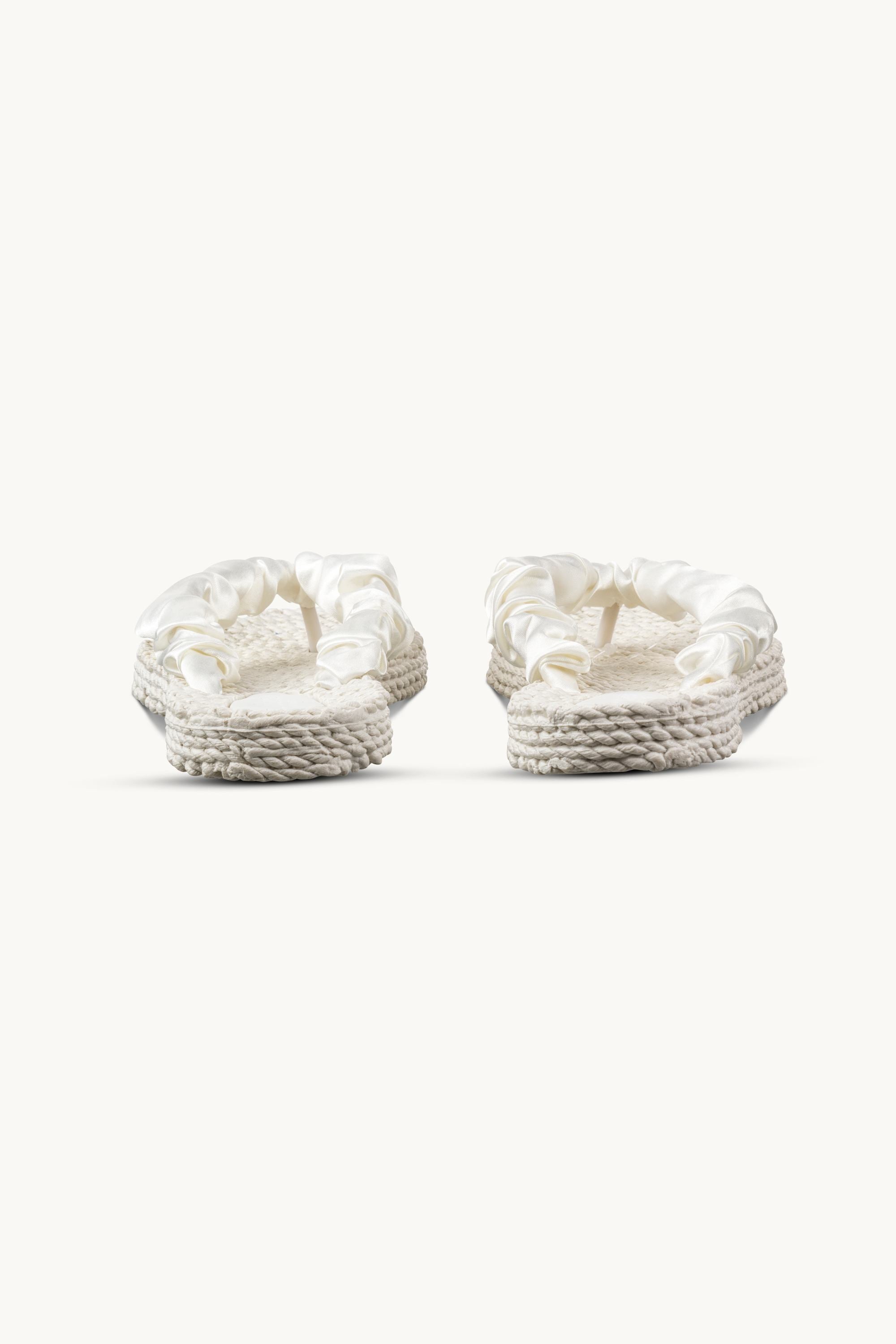 Flip-flops Tekstil - Milk Creme