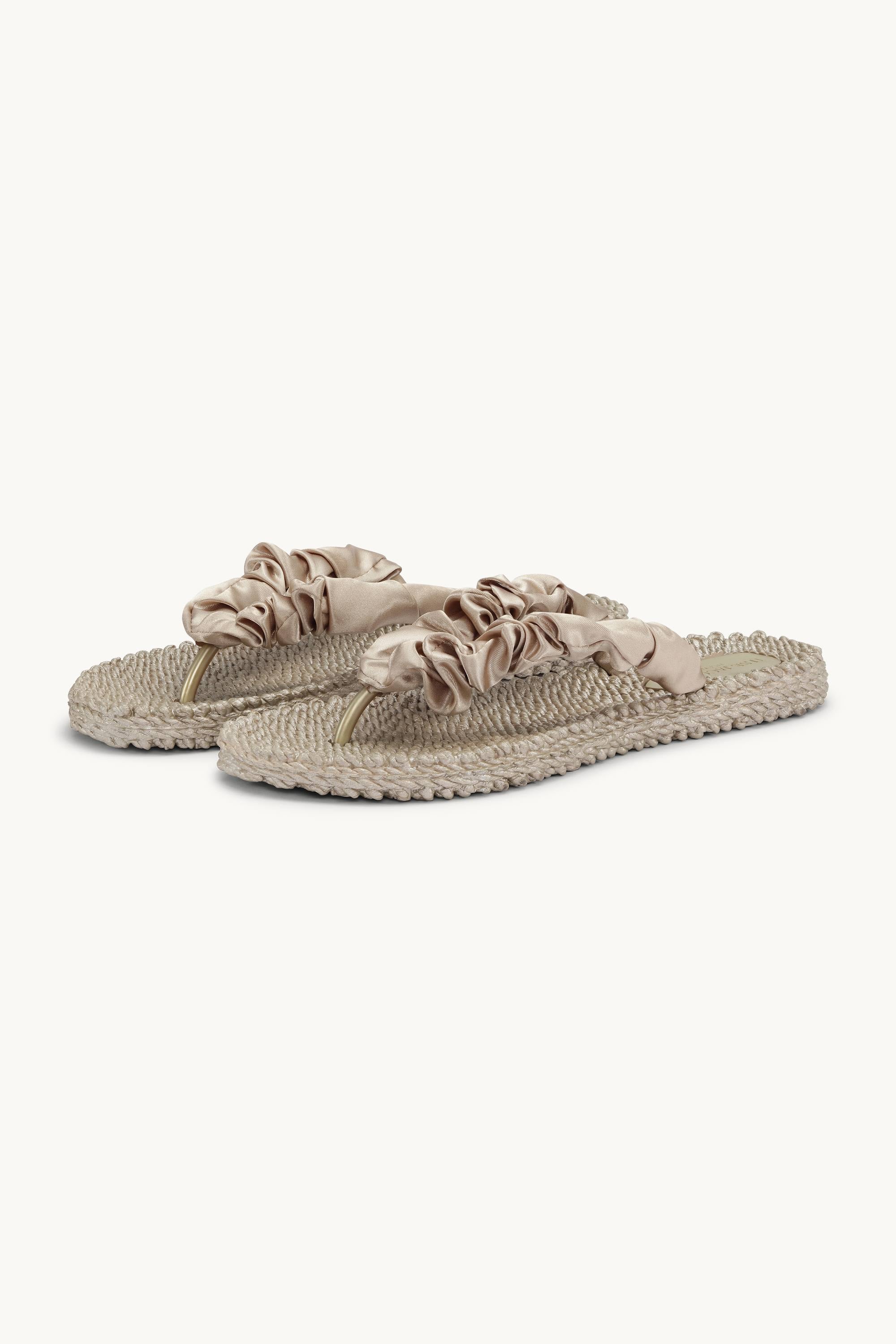Flip-flops Tekstil - Platin