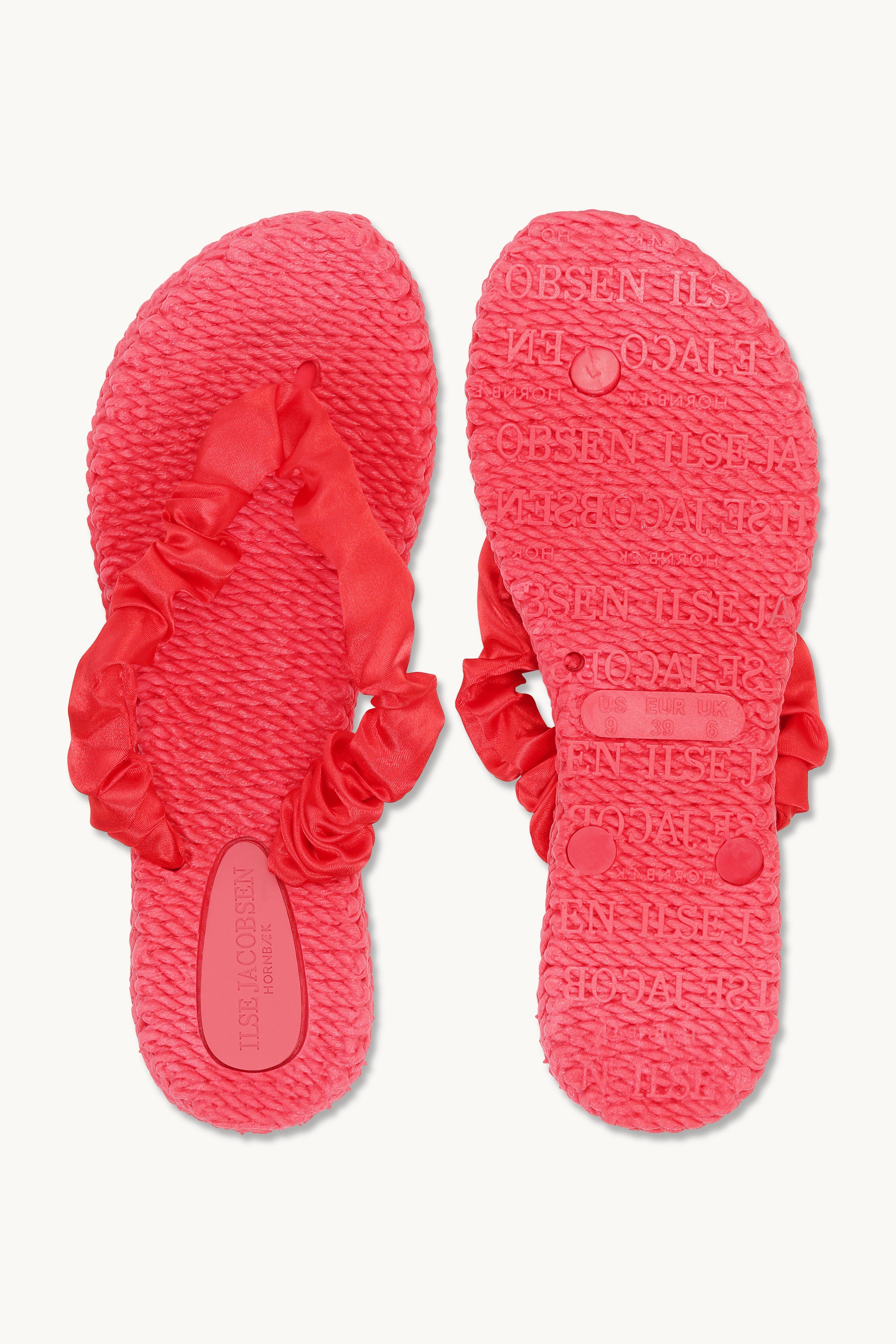 Flip-flops Tekstil - Raspberry