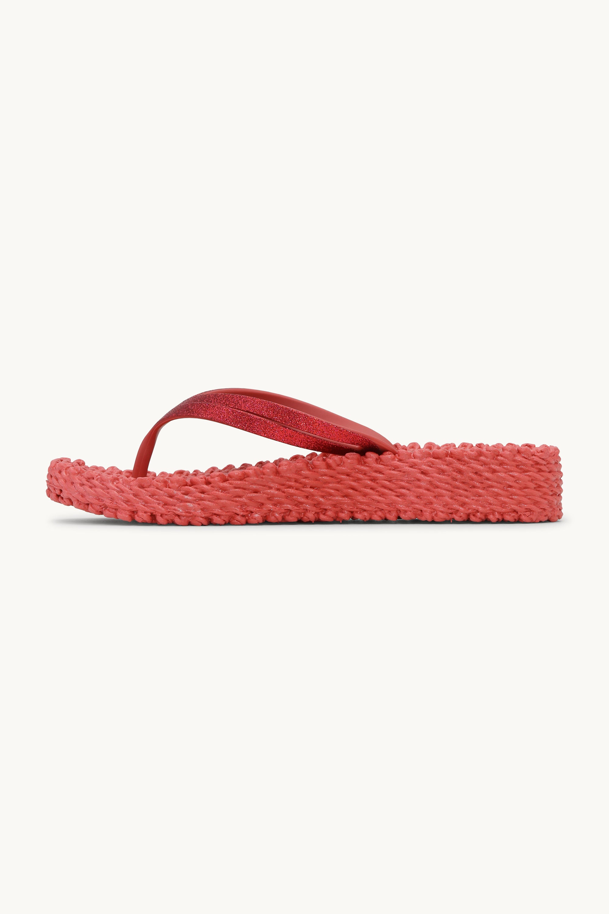 Platform Flip-flops Glitter - Baked Apple