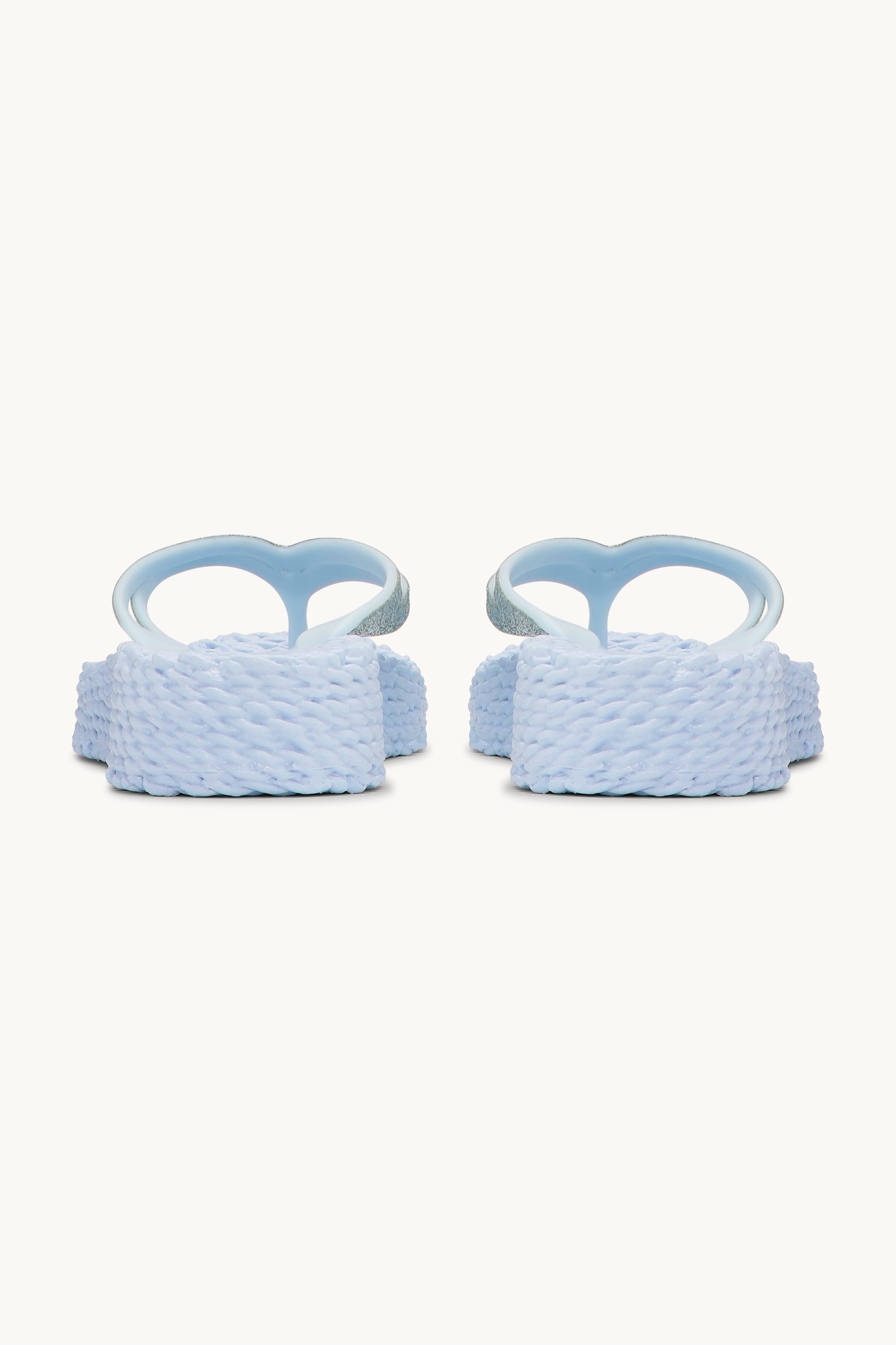 Platform Flip-flops Glitter - Blue Bell