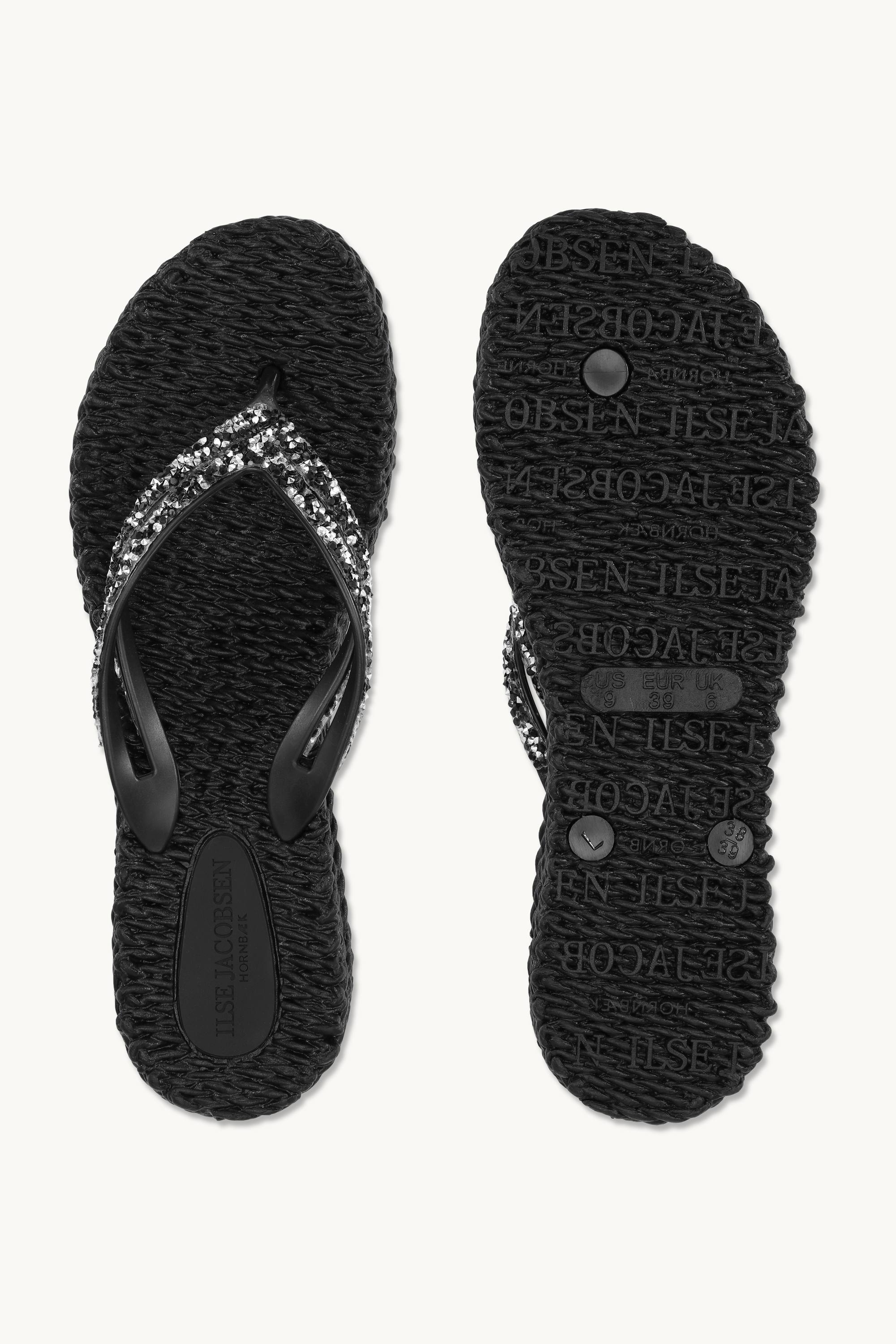 Platform Flip-flops Glitrende Steiner - Black