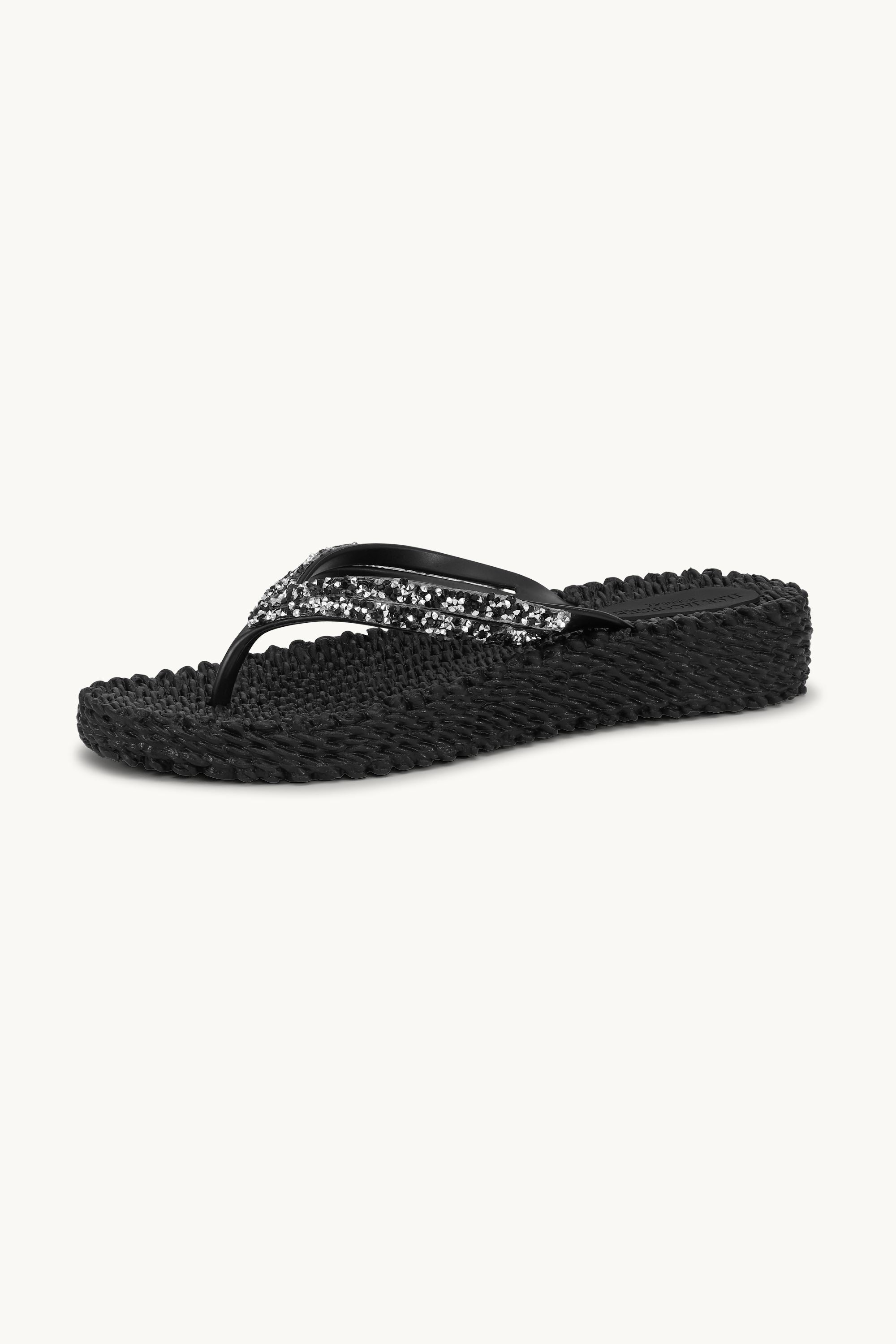 Platform Flip-flops Glitrende Steiner - Black