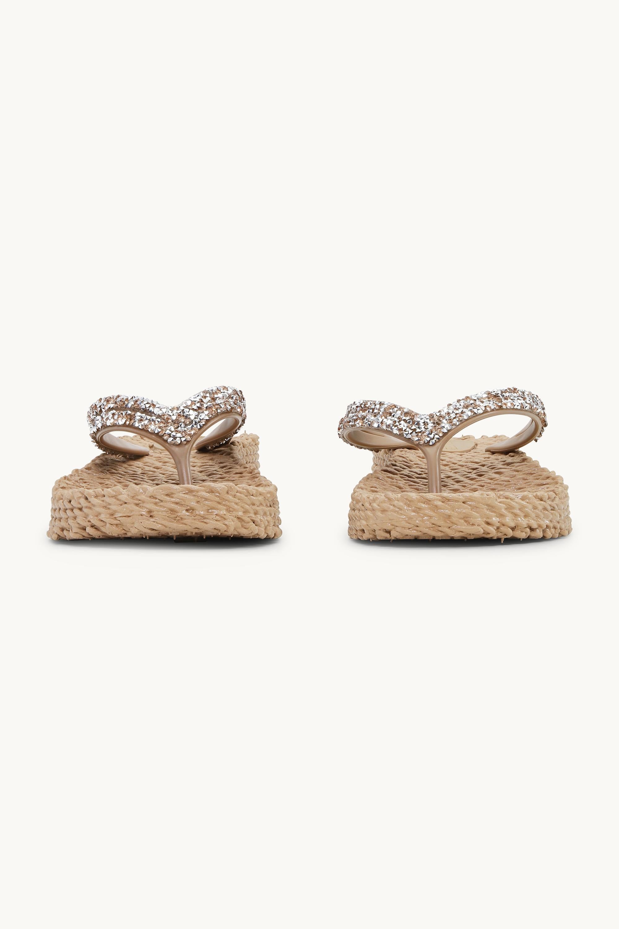 Platform Flip-flops Glitrende Steiner - Mocca