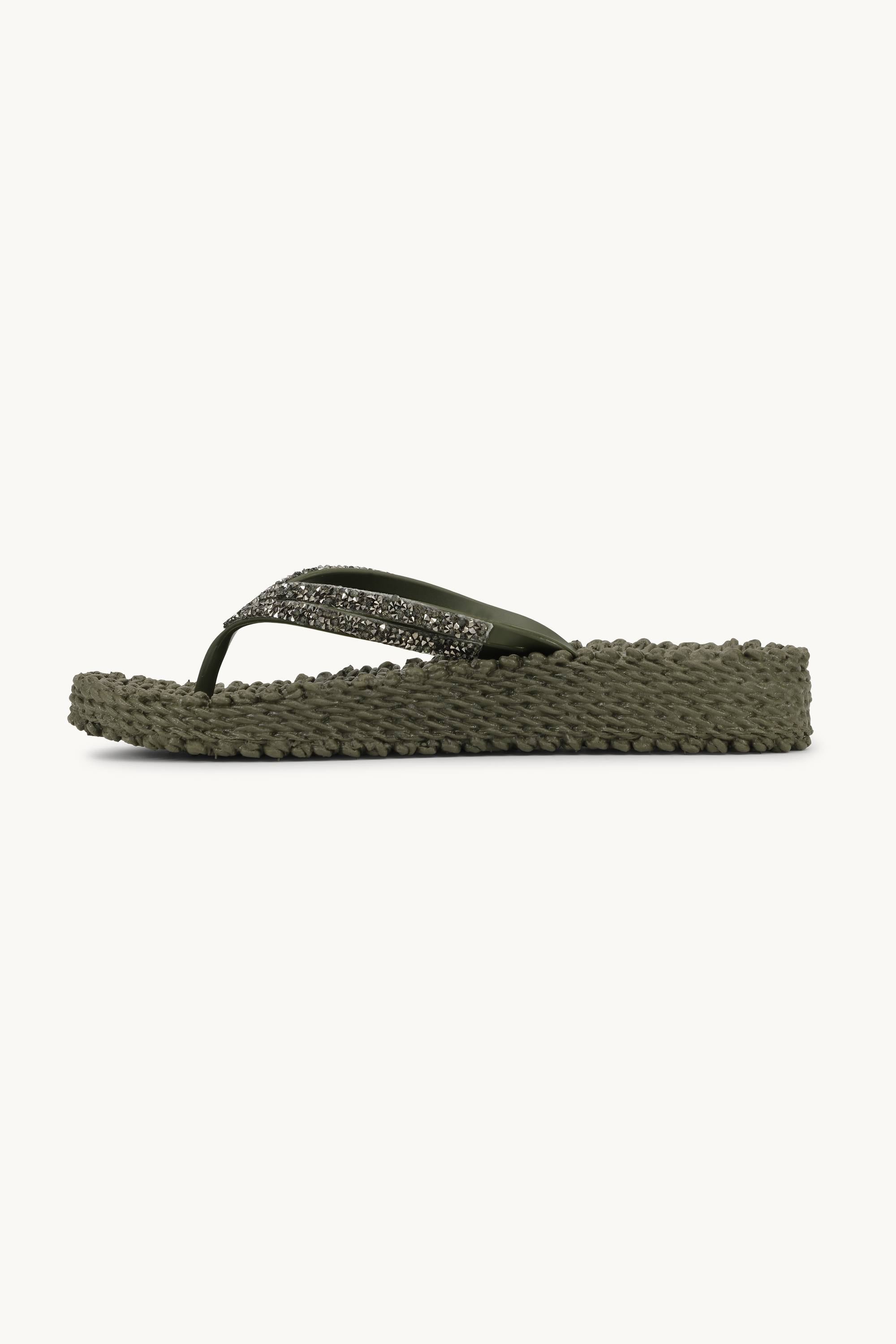 Platform Flip-flops Glitrende Steiner - Army