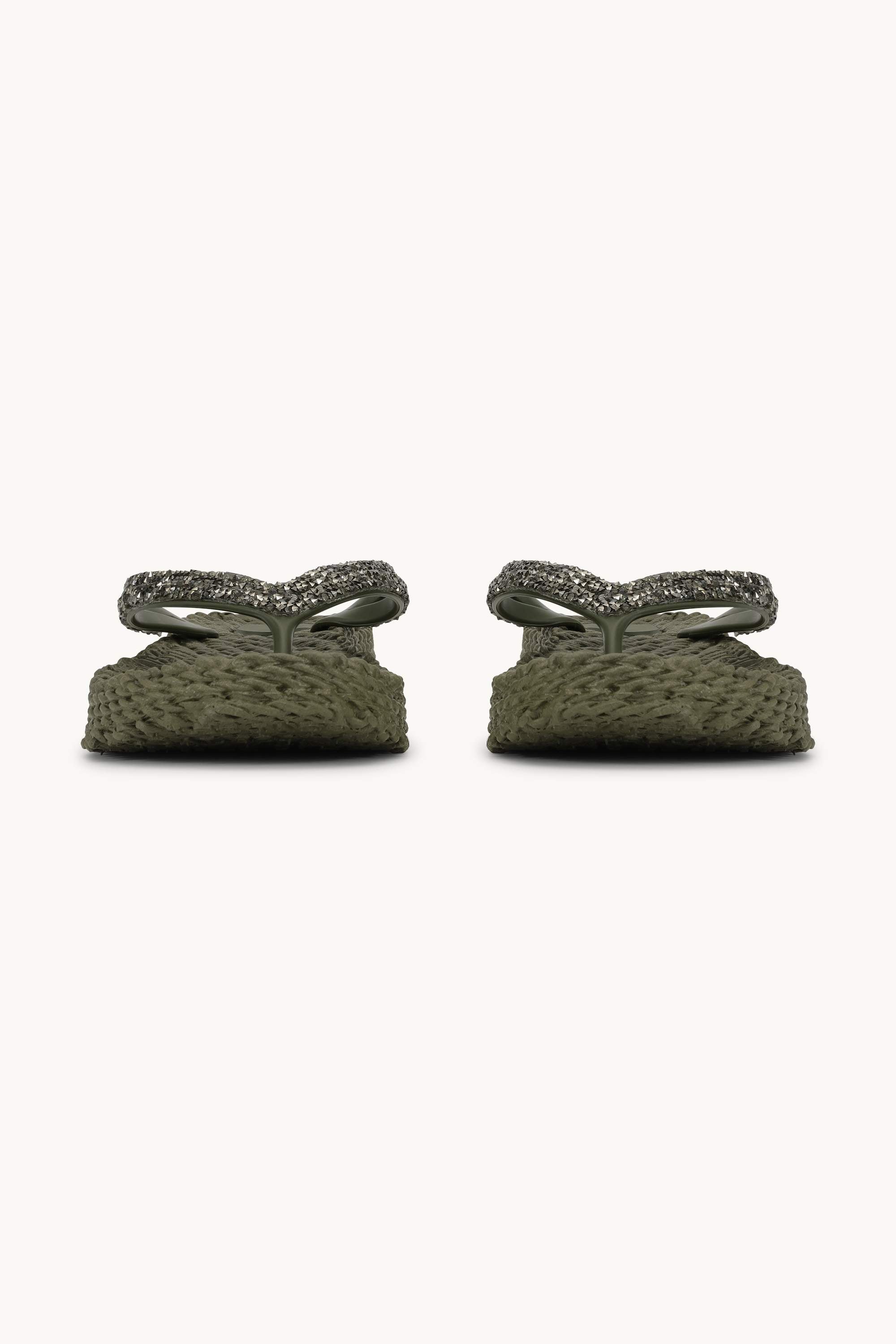Platform Flip-flops Glitrende Steiner - Army