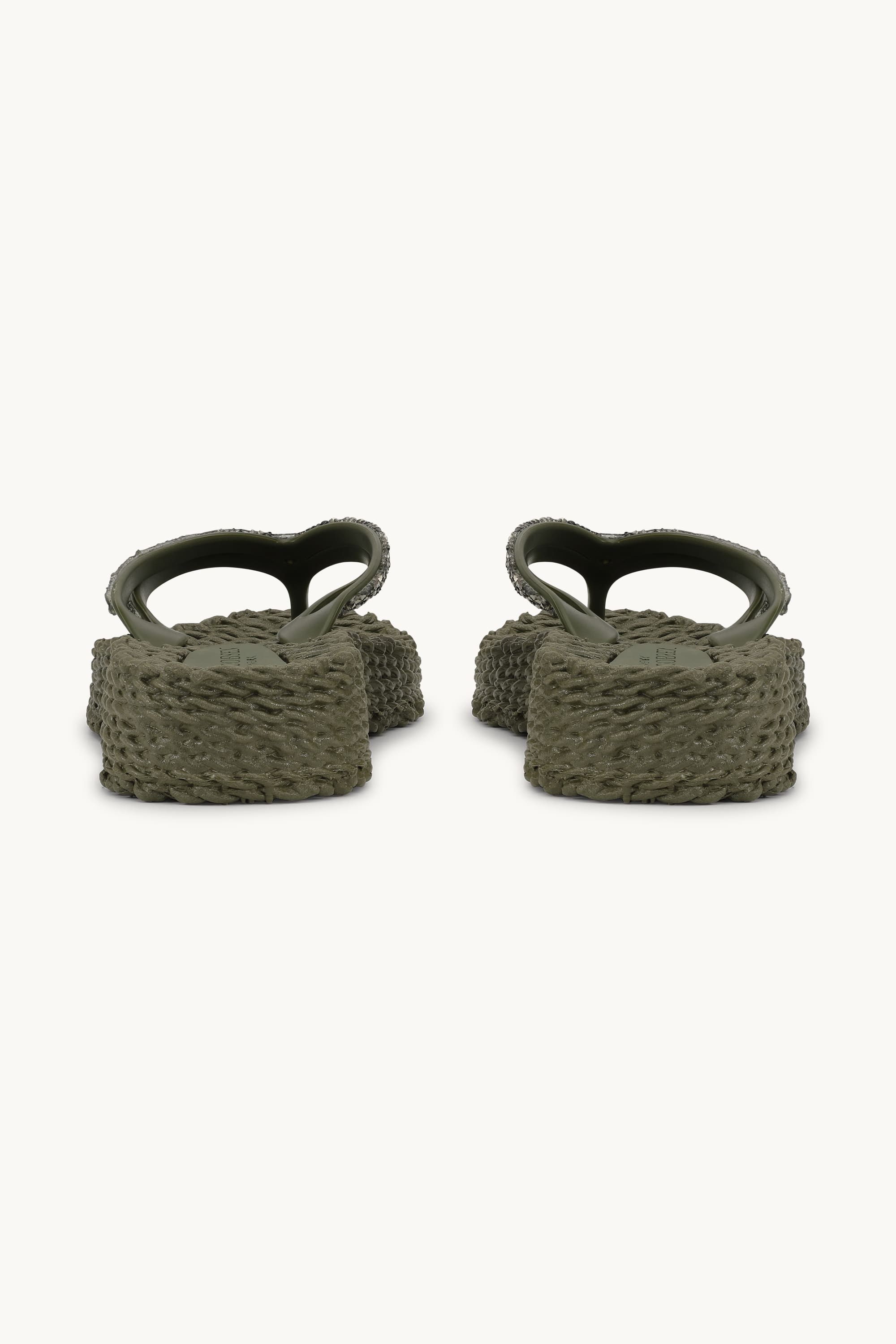 Platform Flip-flops Glitrende Steiner - Army