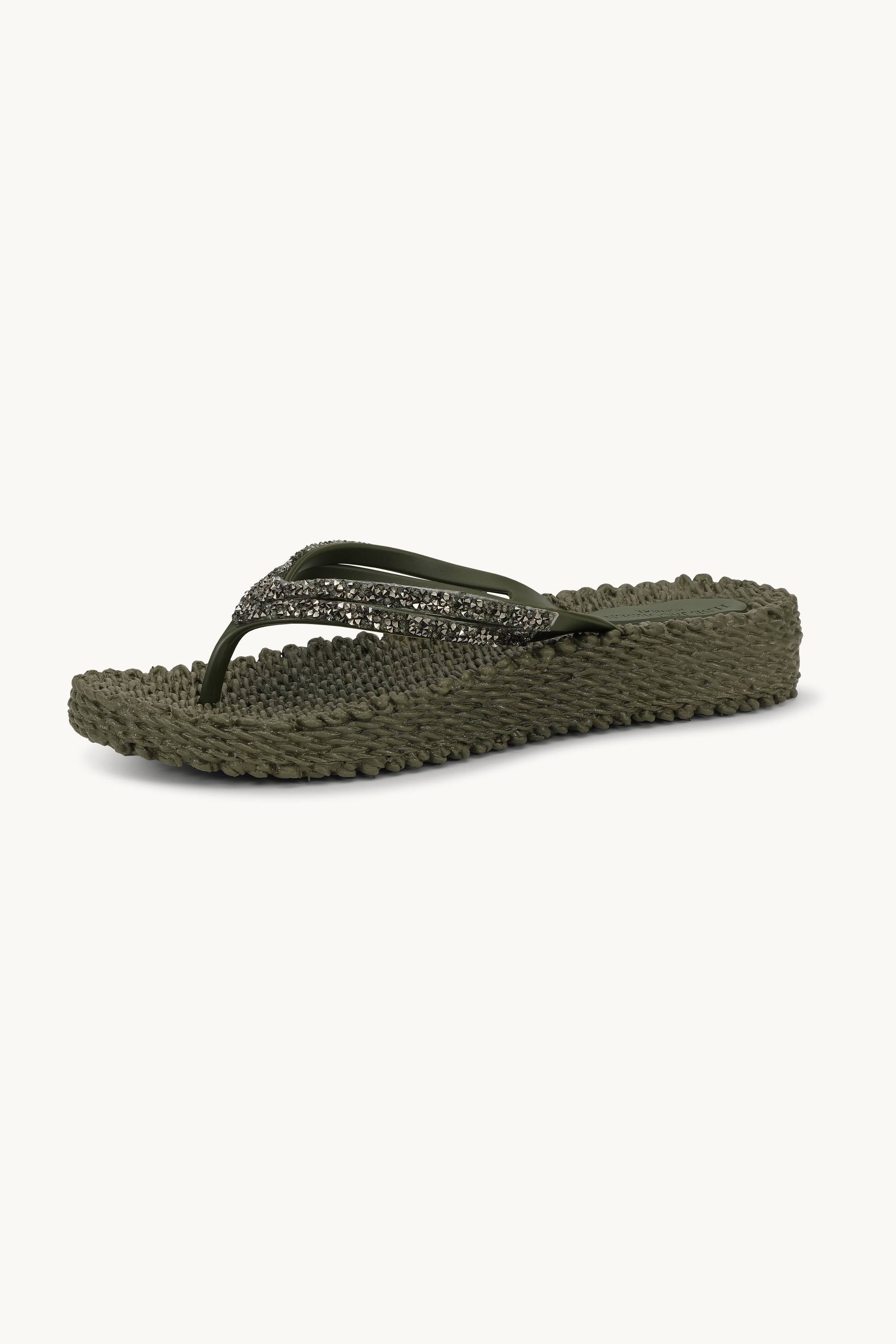 Platform Flip-flops Glitrende Steiner - Army