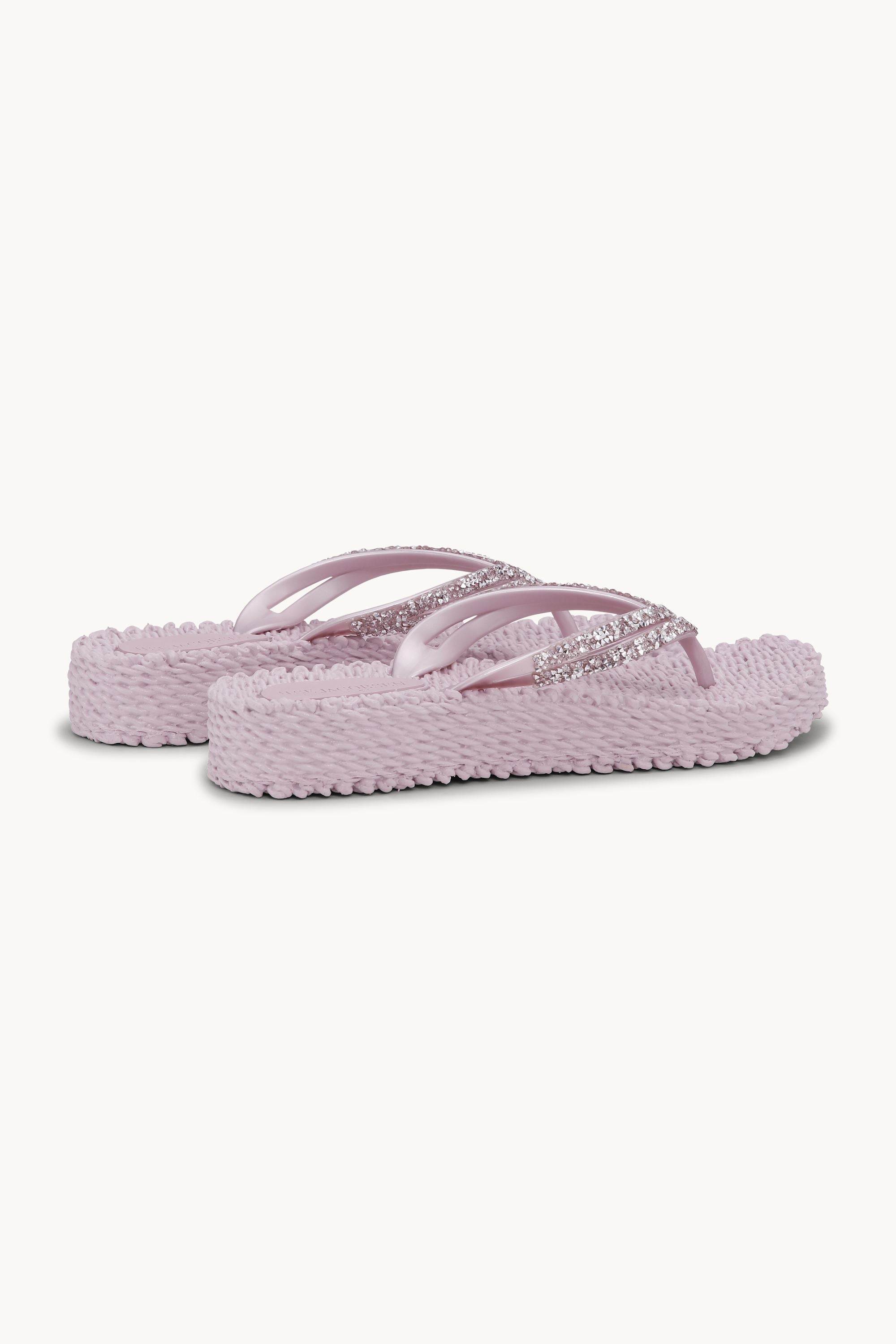 Platform Flip-flops Glitrende Steiner - Mauve Shadows