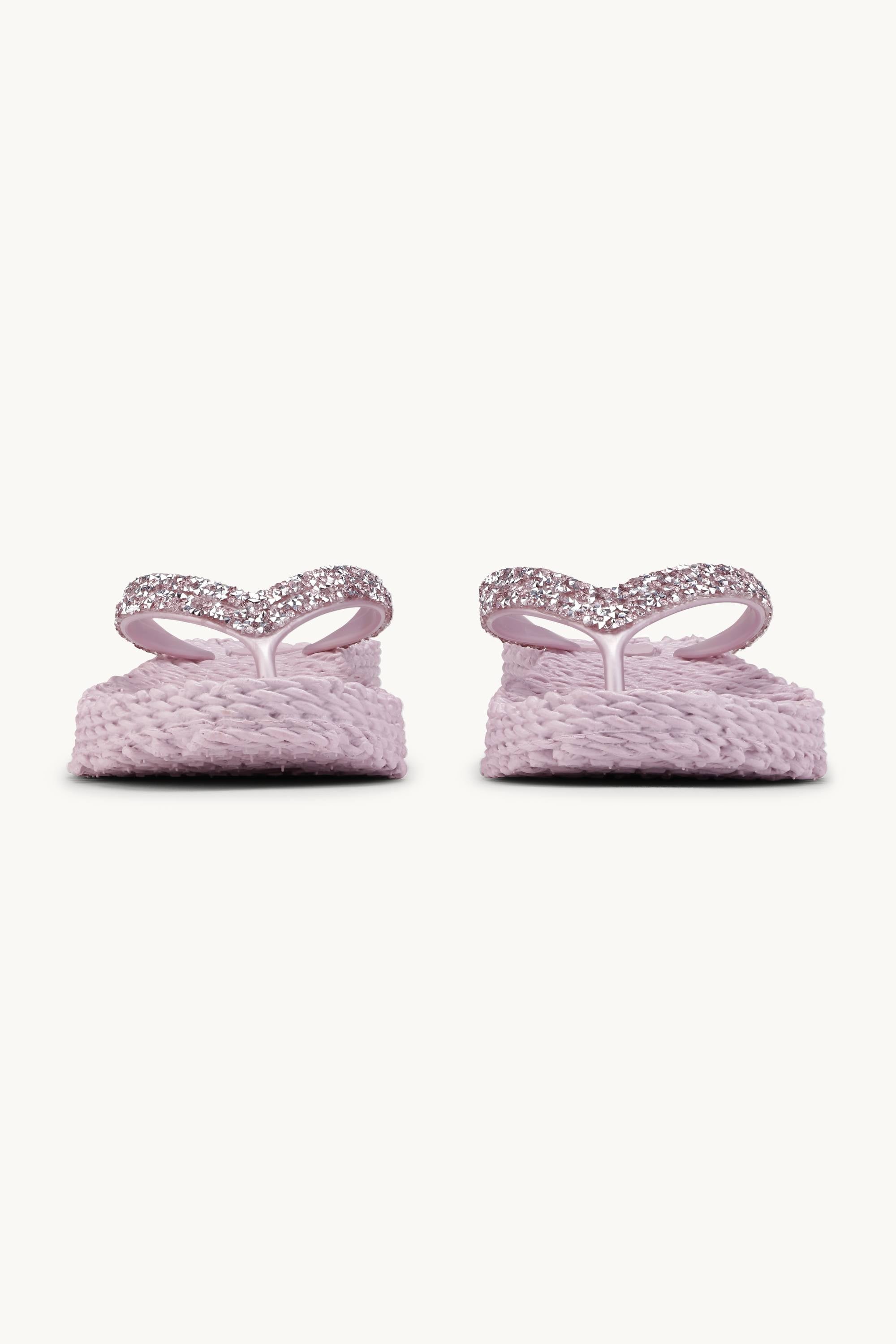 Platform Flip-flops Glitrende Steiner - Mauve Shadows