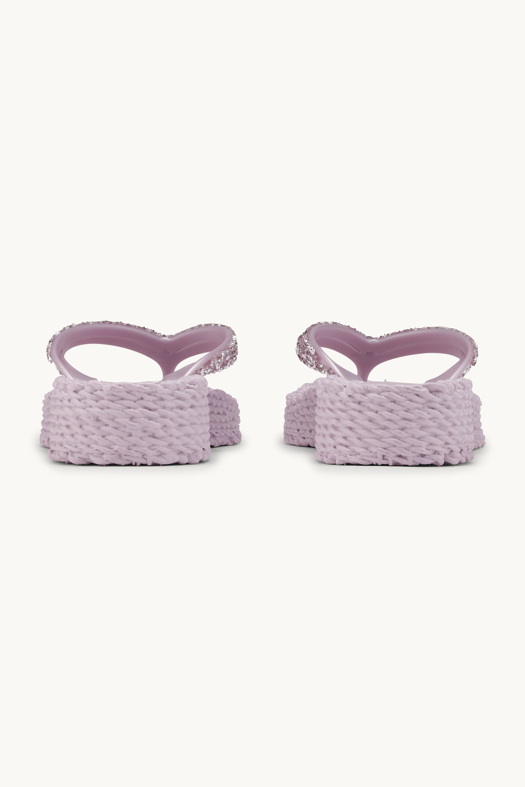 Platform Flip-flops Glitrende Steiner - Mauve Shadows