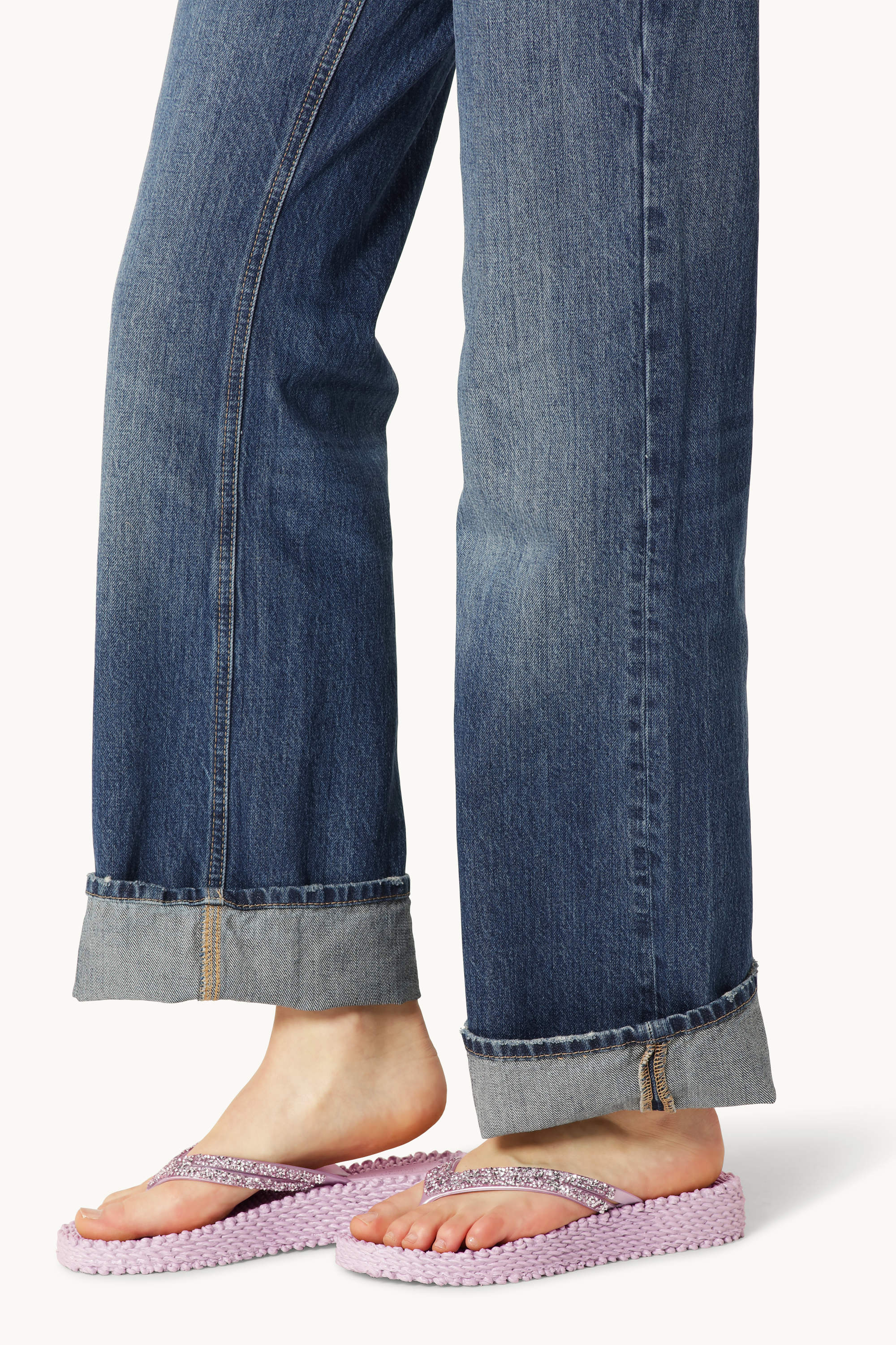 Platform Flip-flops Glitrende Steiner - Mauve Shadows