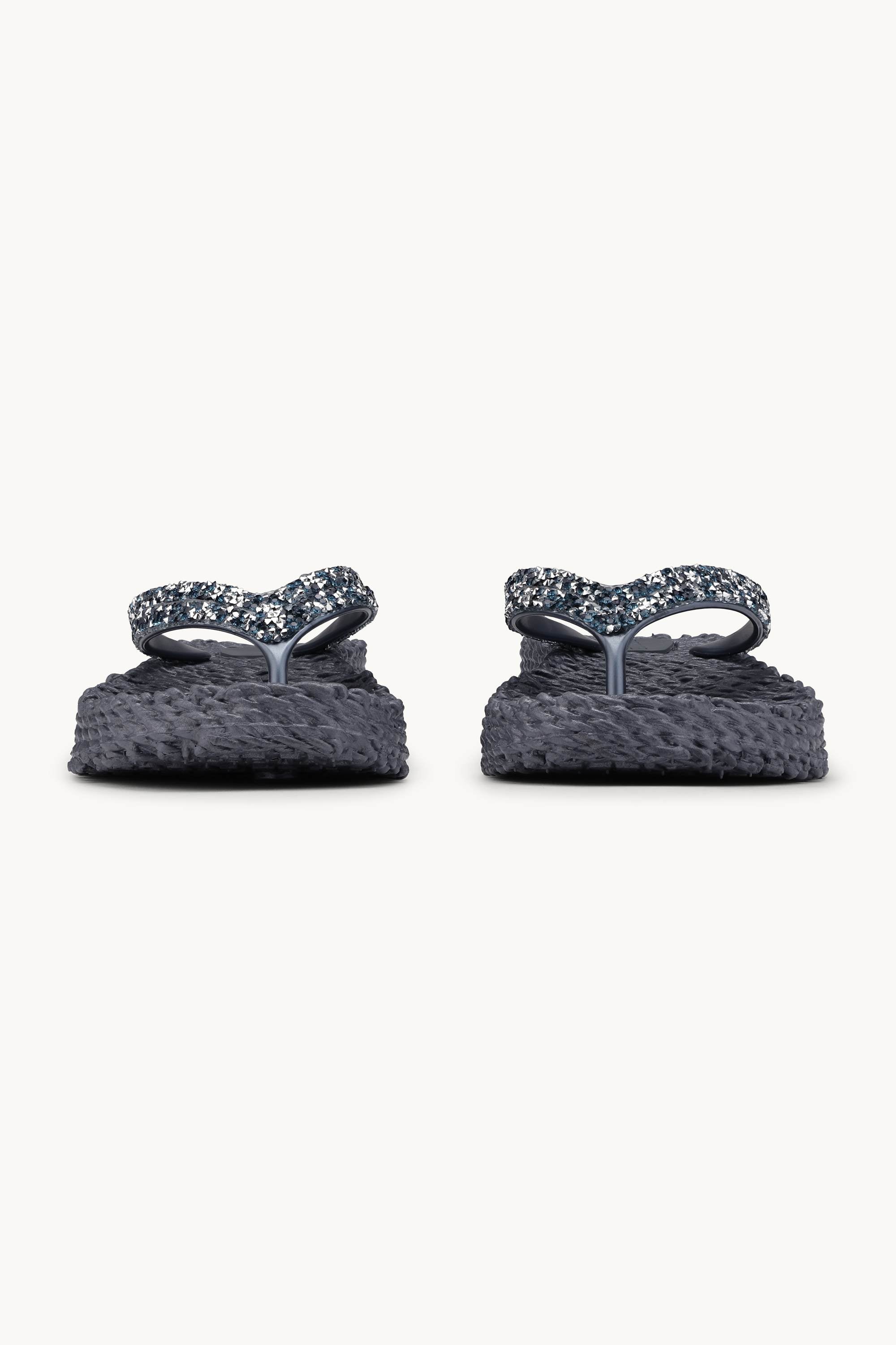 Platform Flip-flops Glitrende Steiner - Ombre Blue