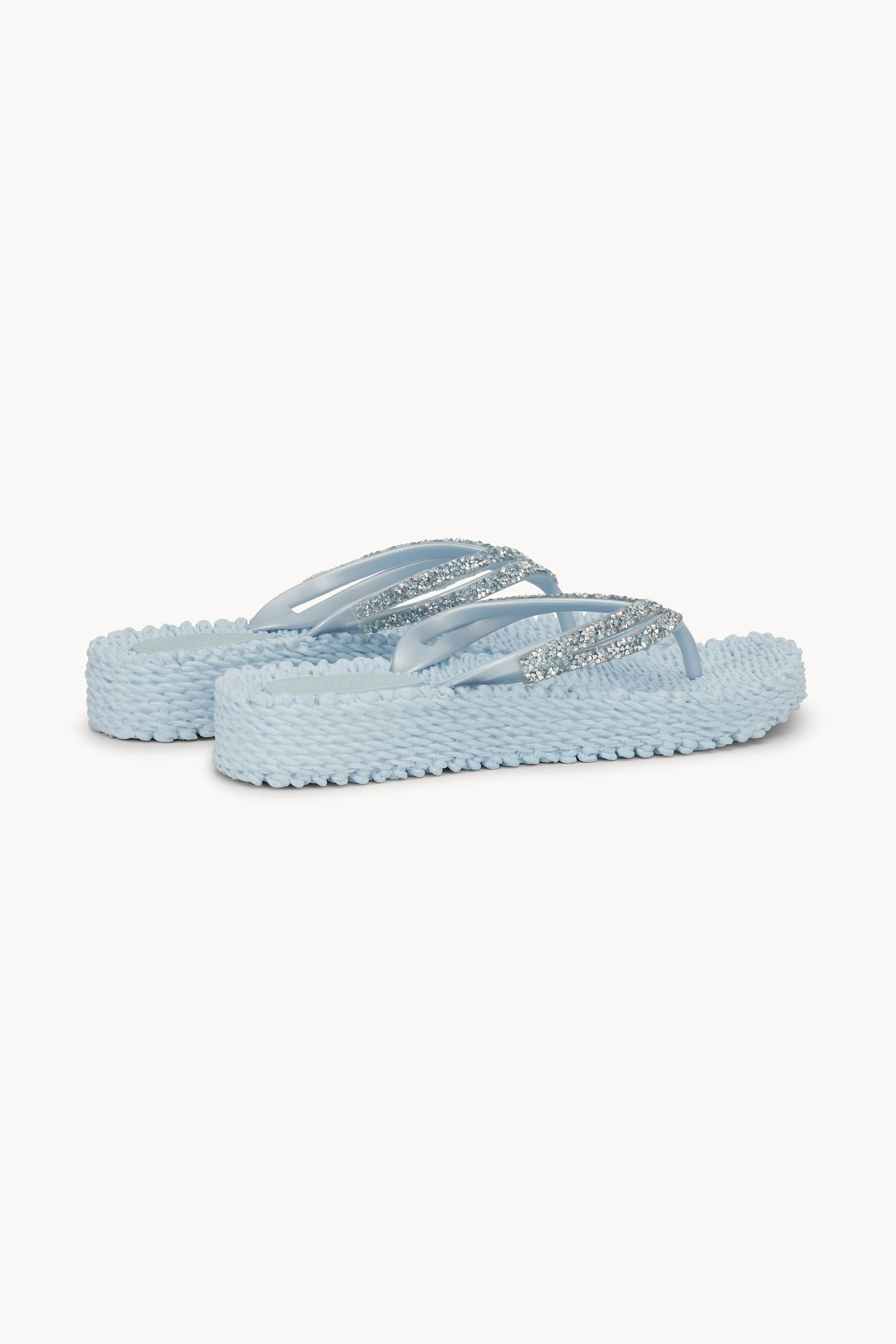 Platform Flip-flops Glitrende Steiner - Blue Bell