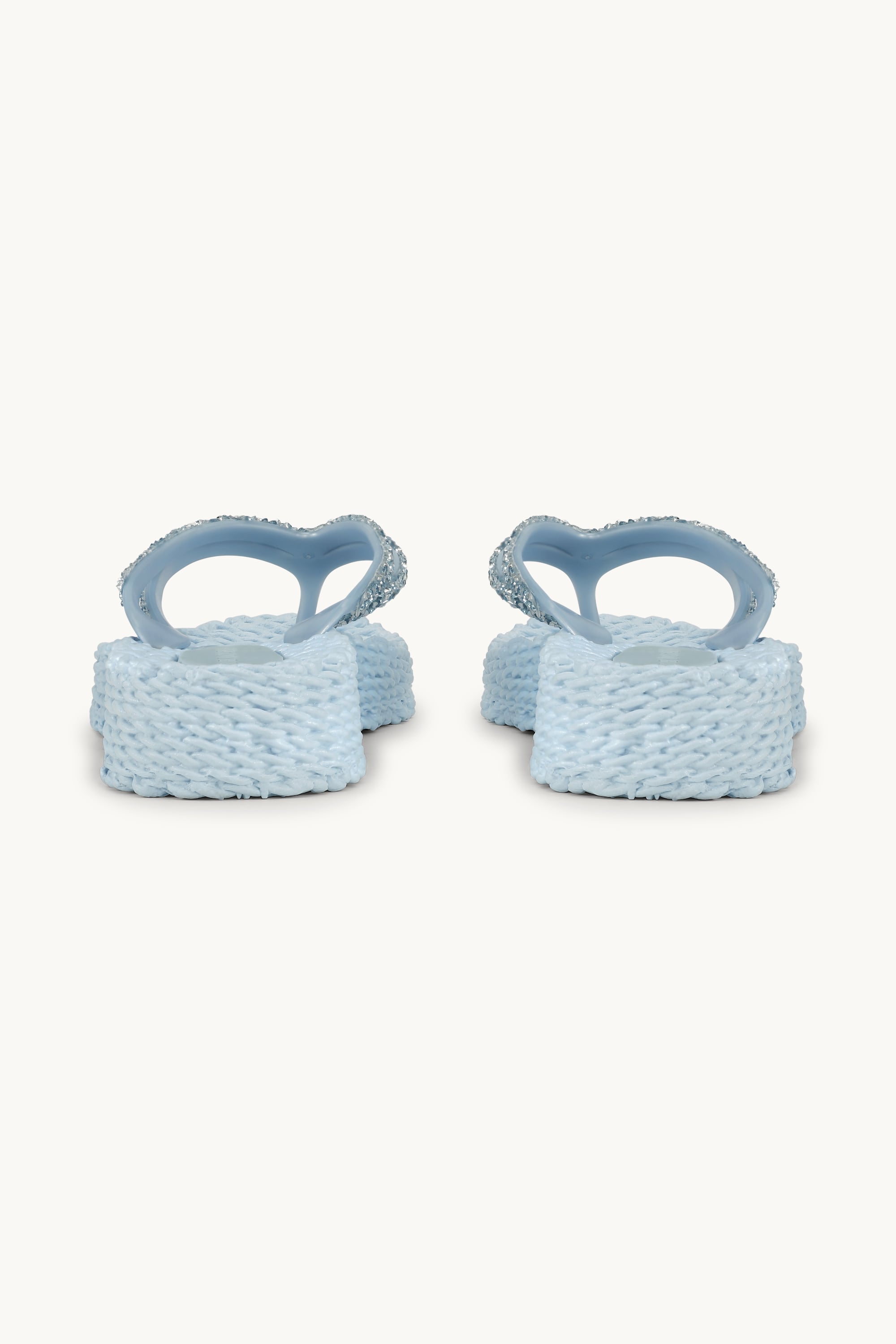 Platform Flip-flops Glitrende Steiner - Blue Bell