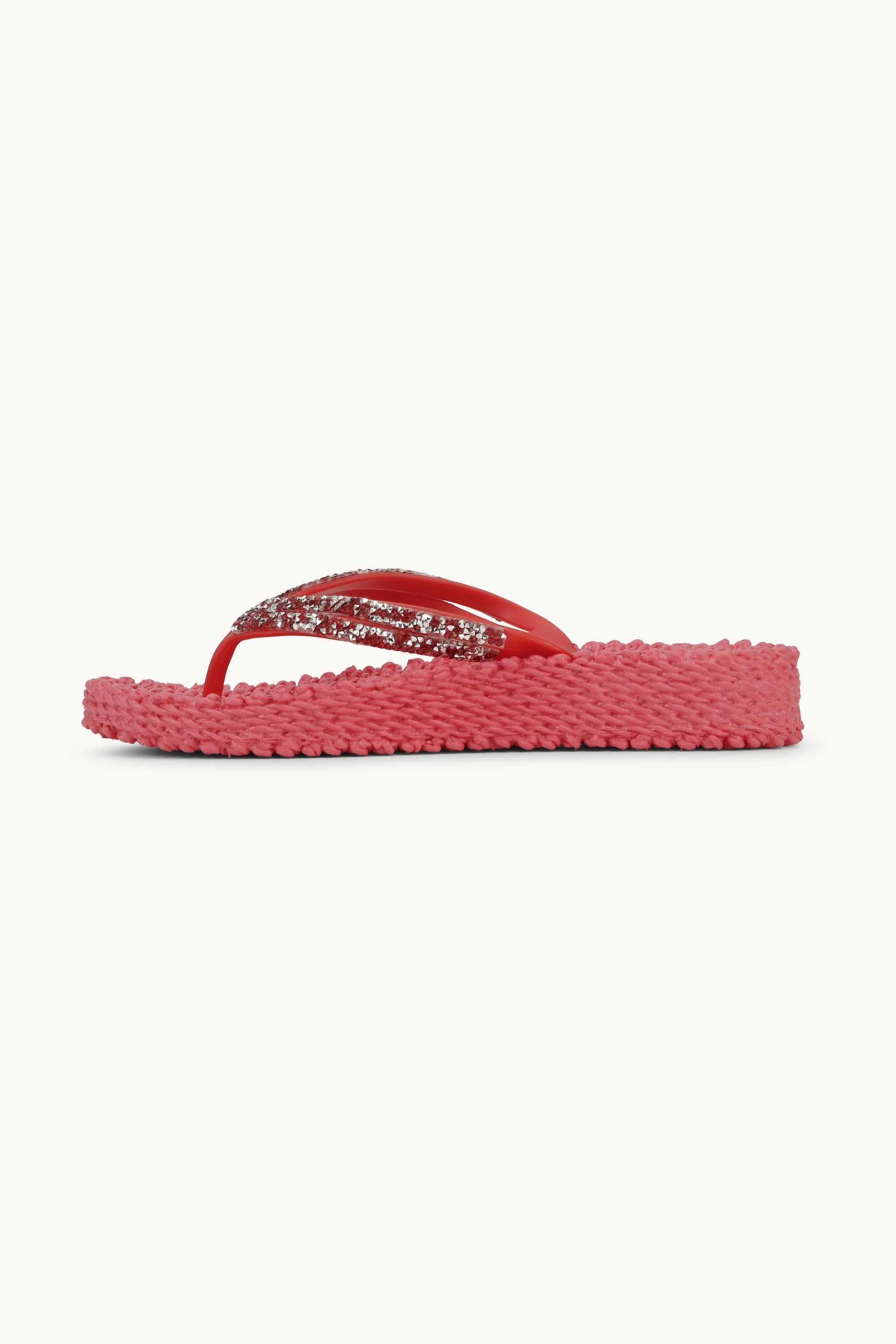 Platform Flip-flops Glitrende Steiner - Raspberry