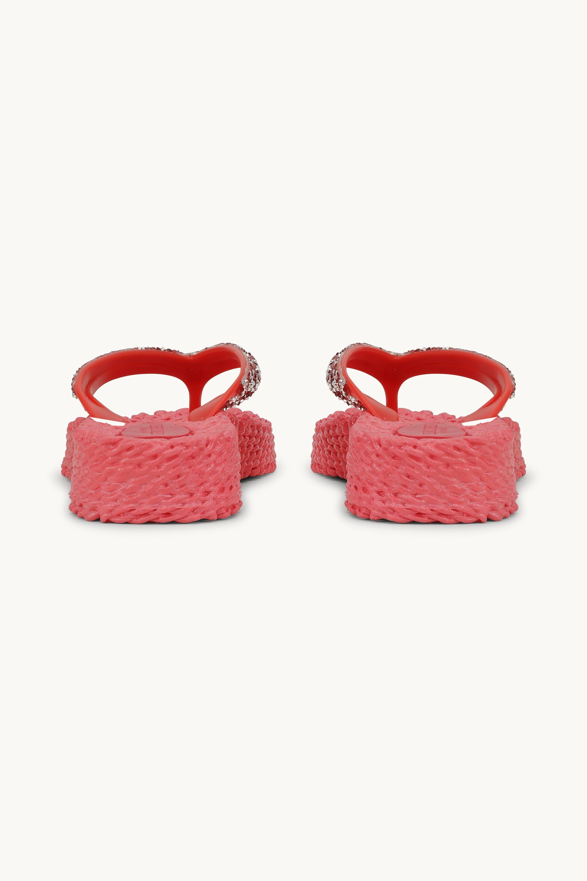 Platform Flip-flops Glitrende Steiner - Raspberry