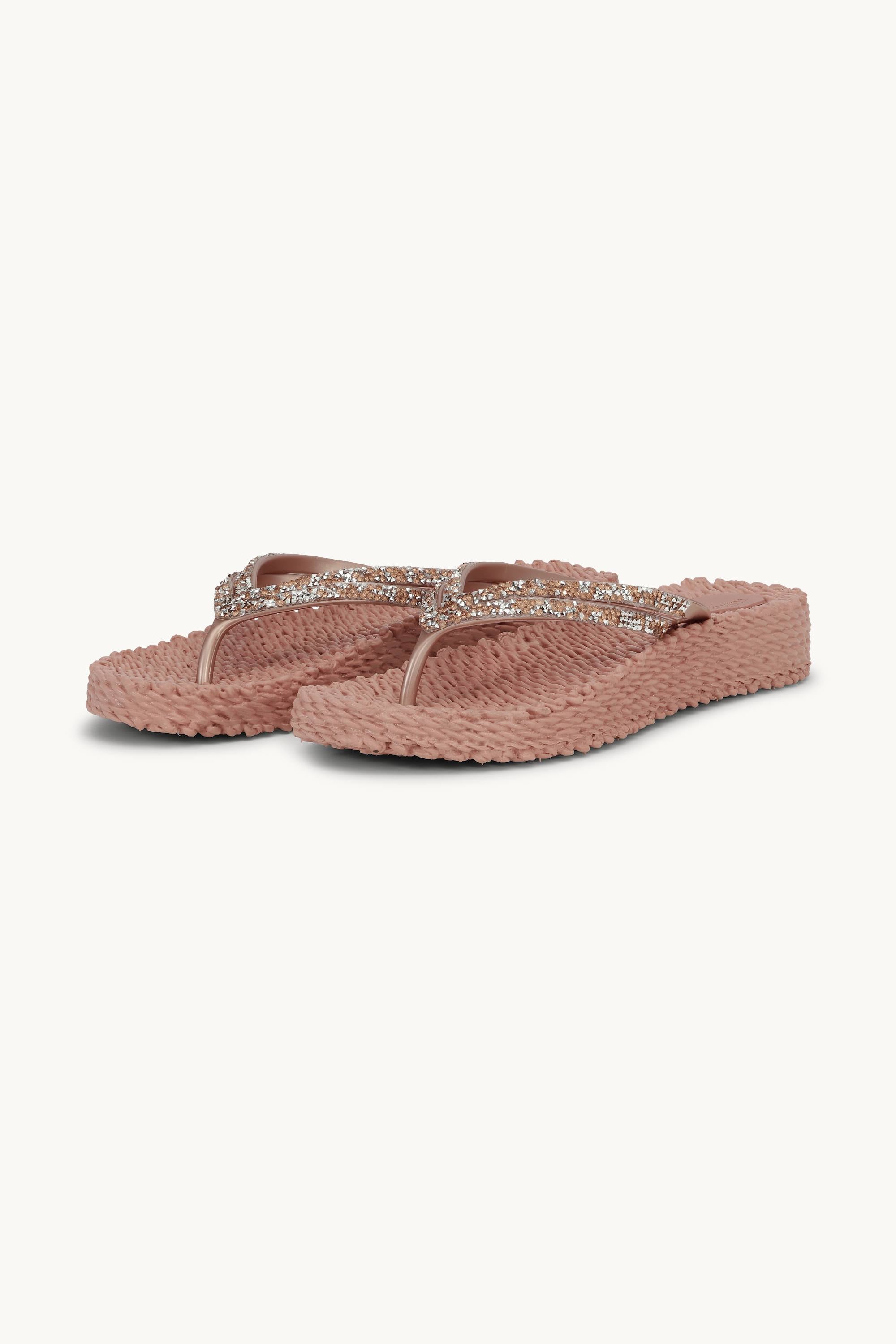 Platform Flip-flops Glitrende Steiner - Misty Rose