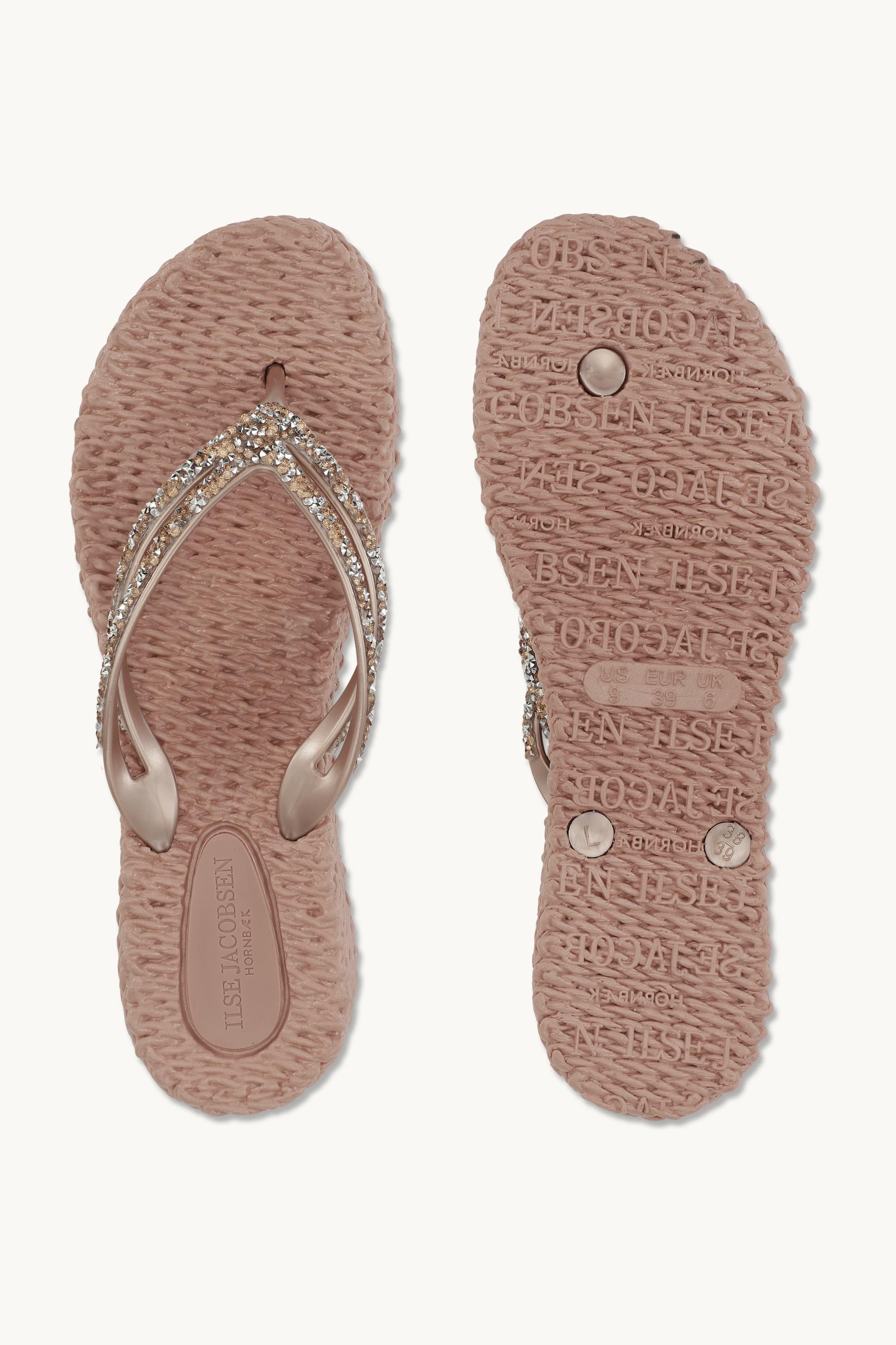 Platform Flip-flops Glitrende Steiner - Misty Rose