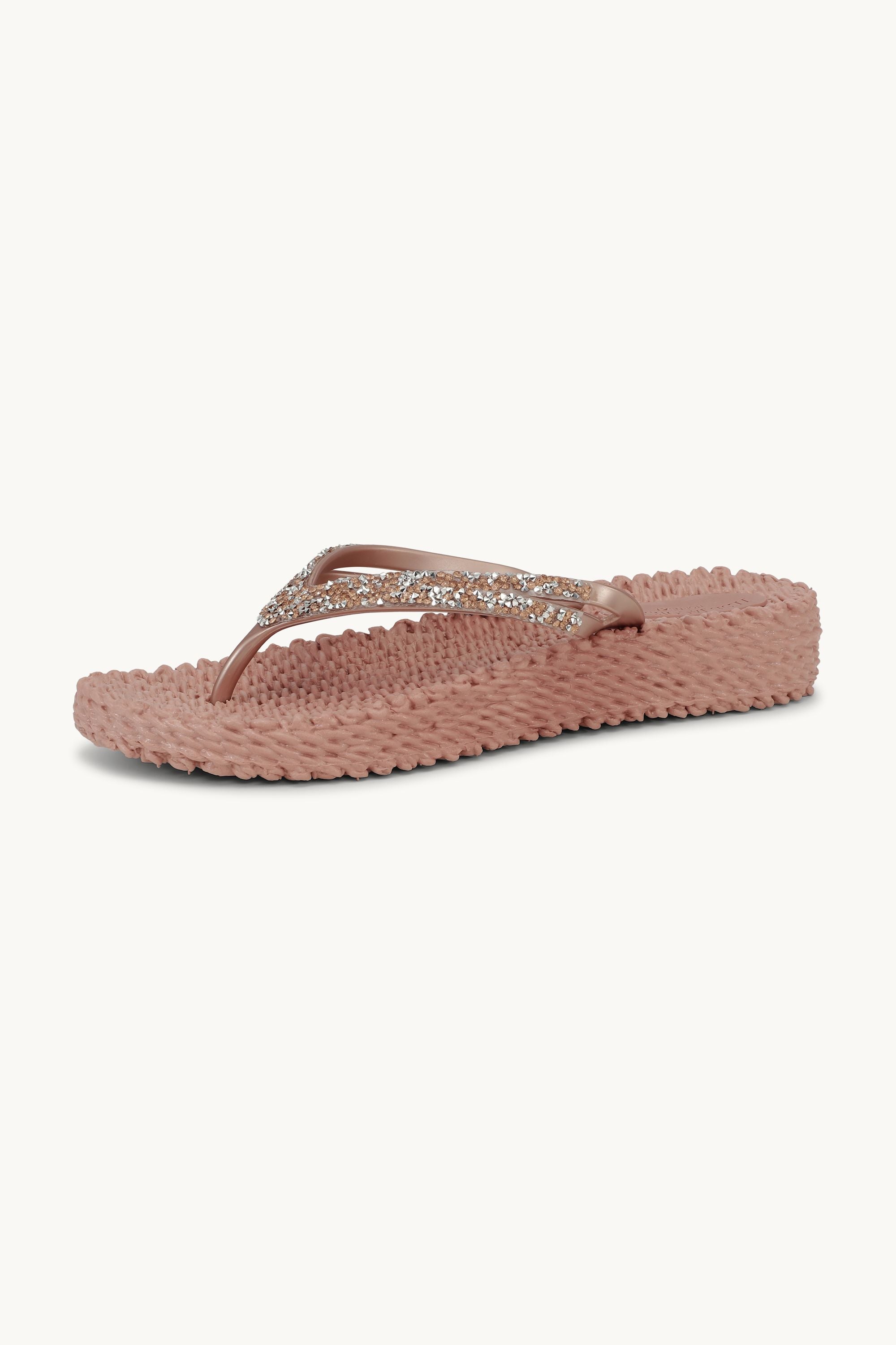 Platform Flip-flops Glitrende Steiner - Misty Rose