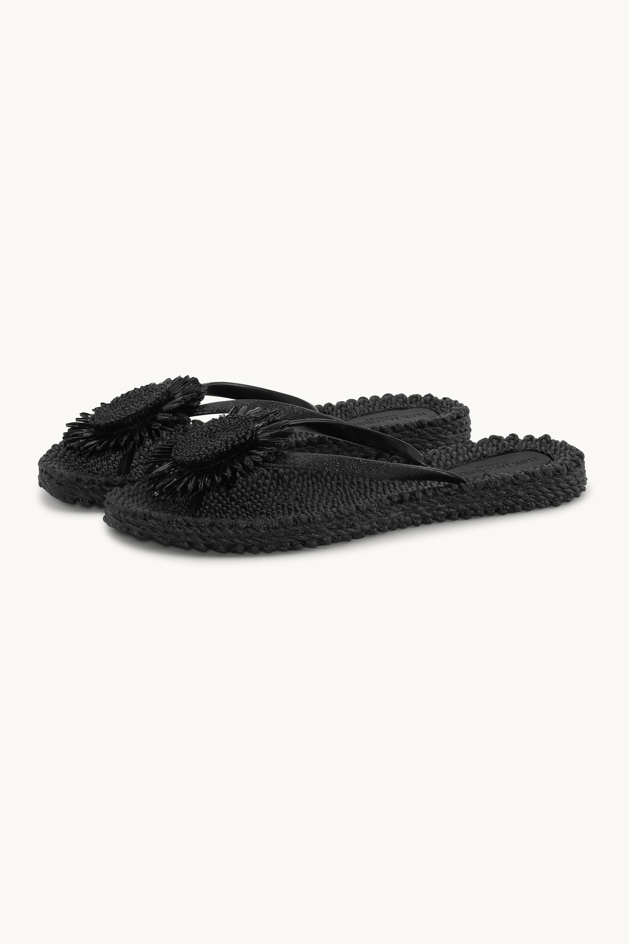 Flip-flops Blomst - Black