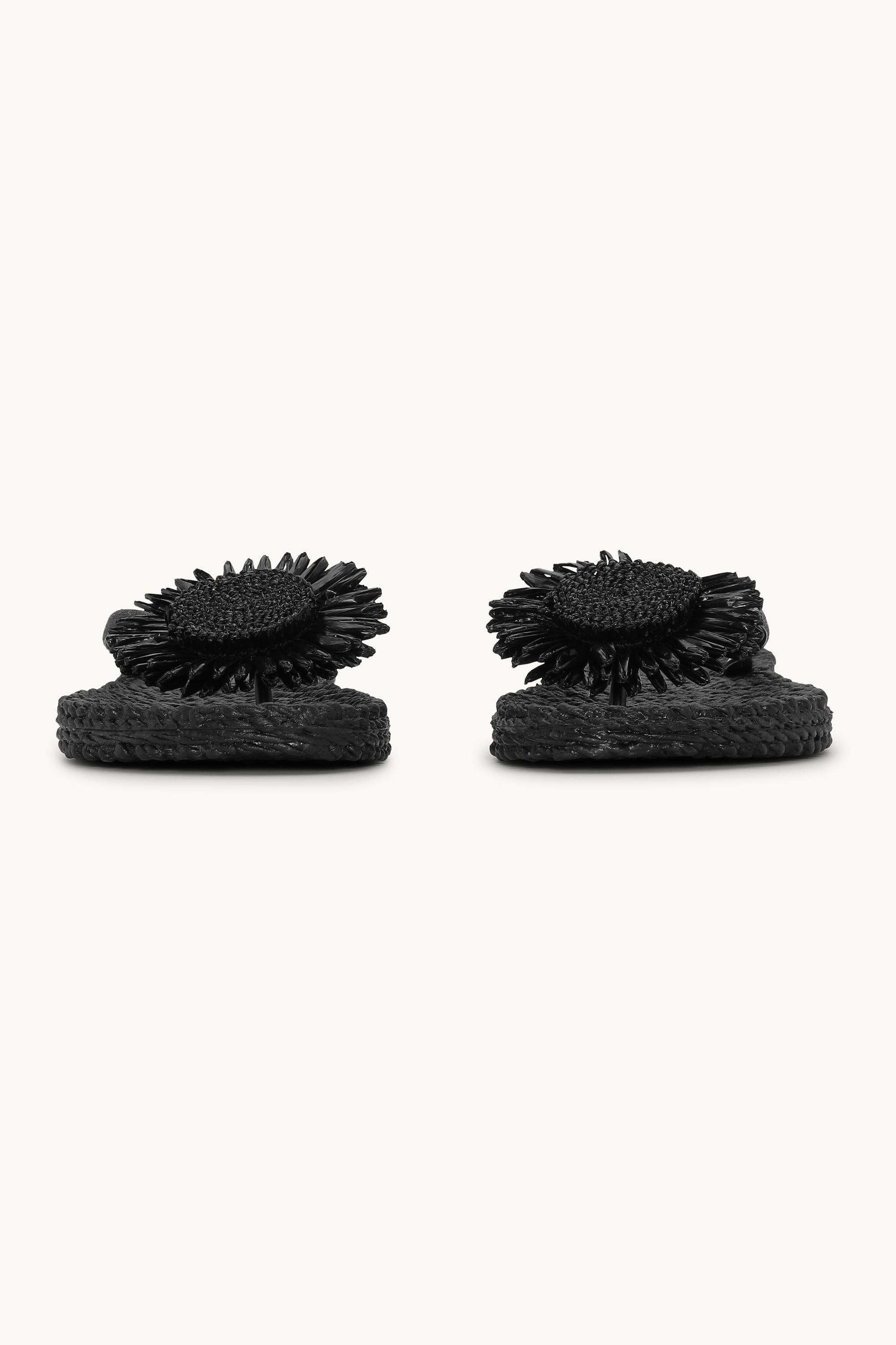 Flip-flops Blomst - Black
