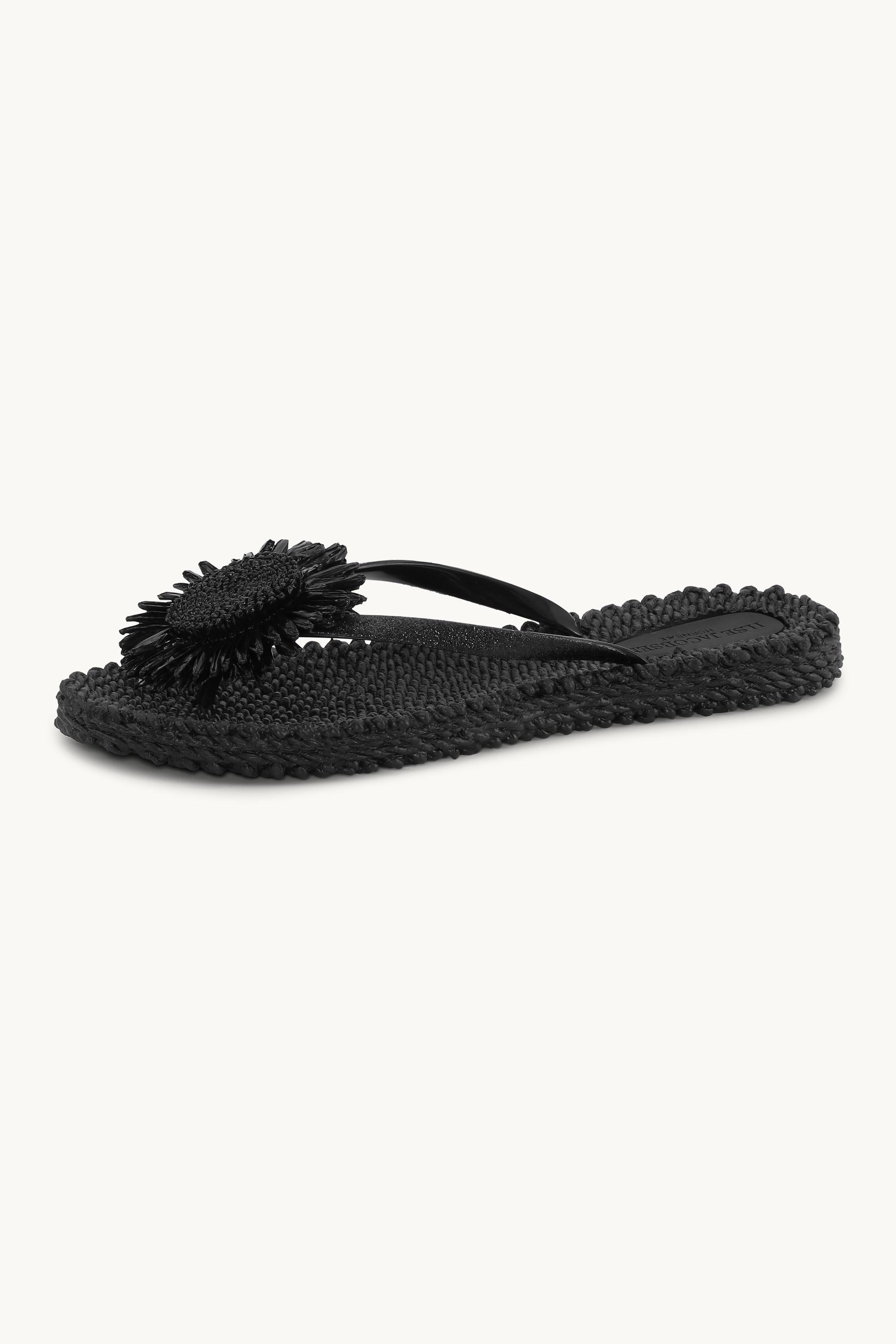 Flip-flops Blomst - Black