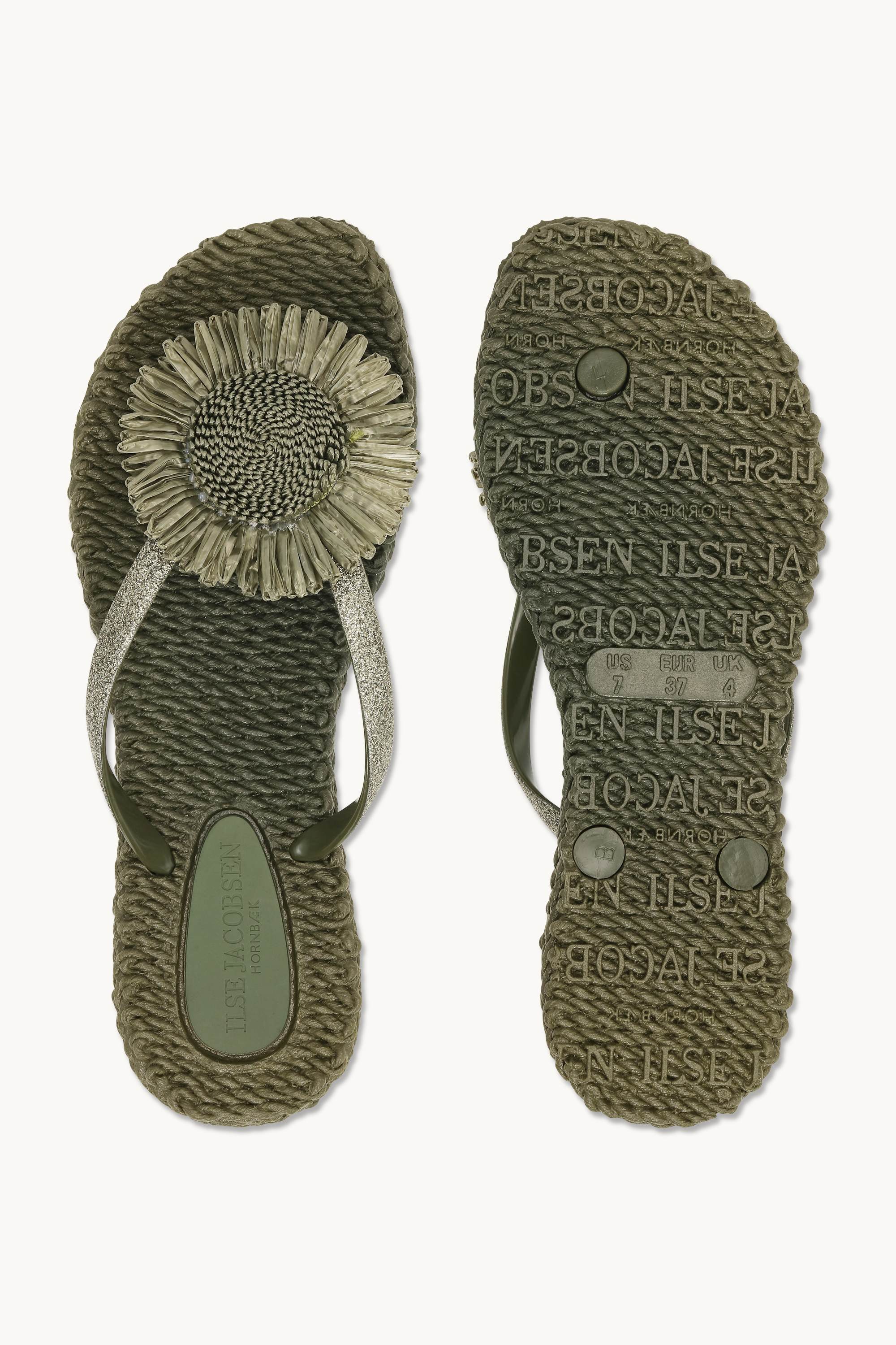 Flip-flops Blomst - Army
