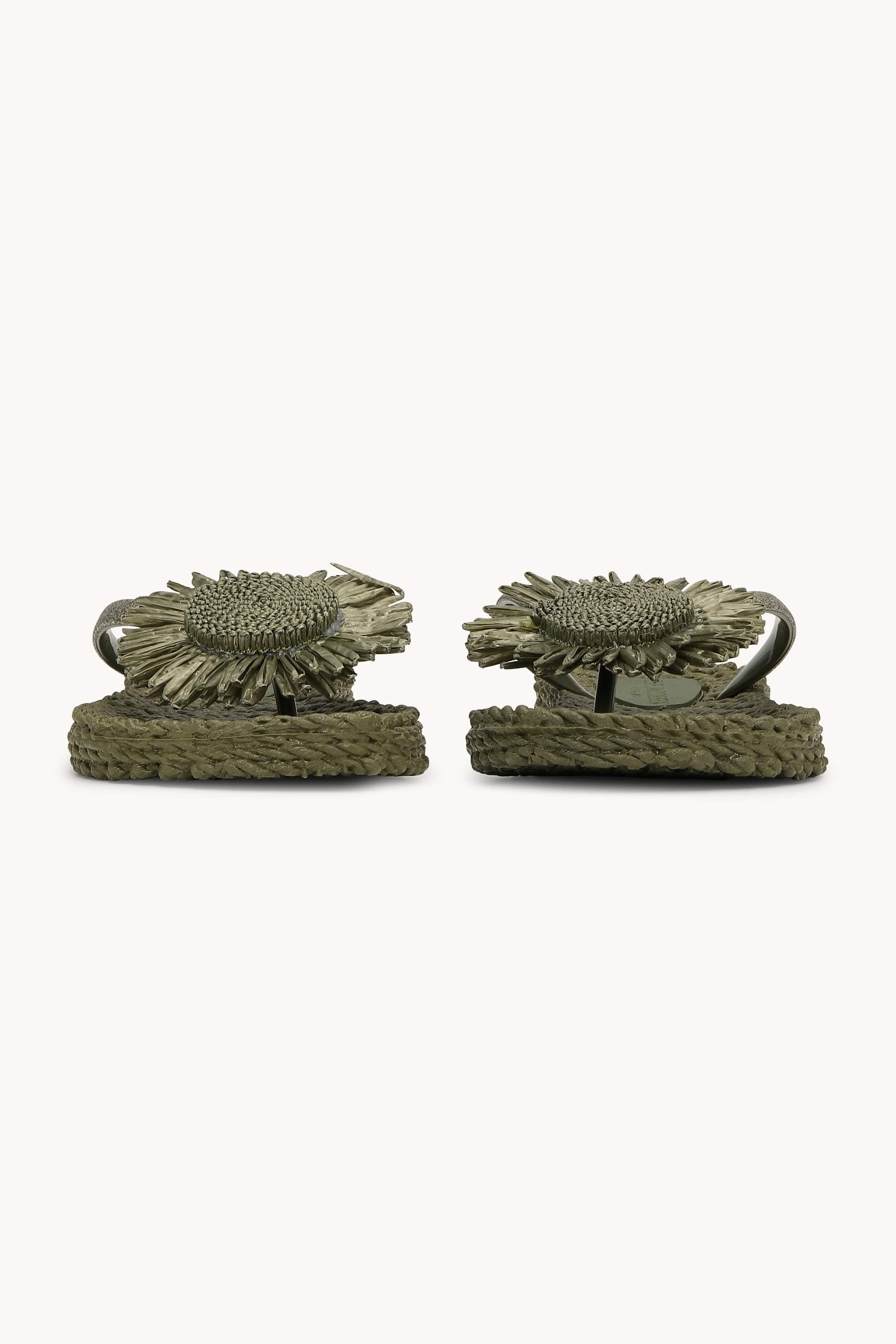 Flip-flops Blomst - Army