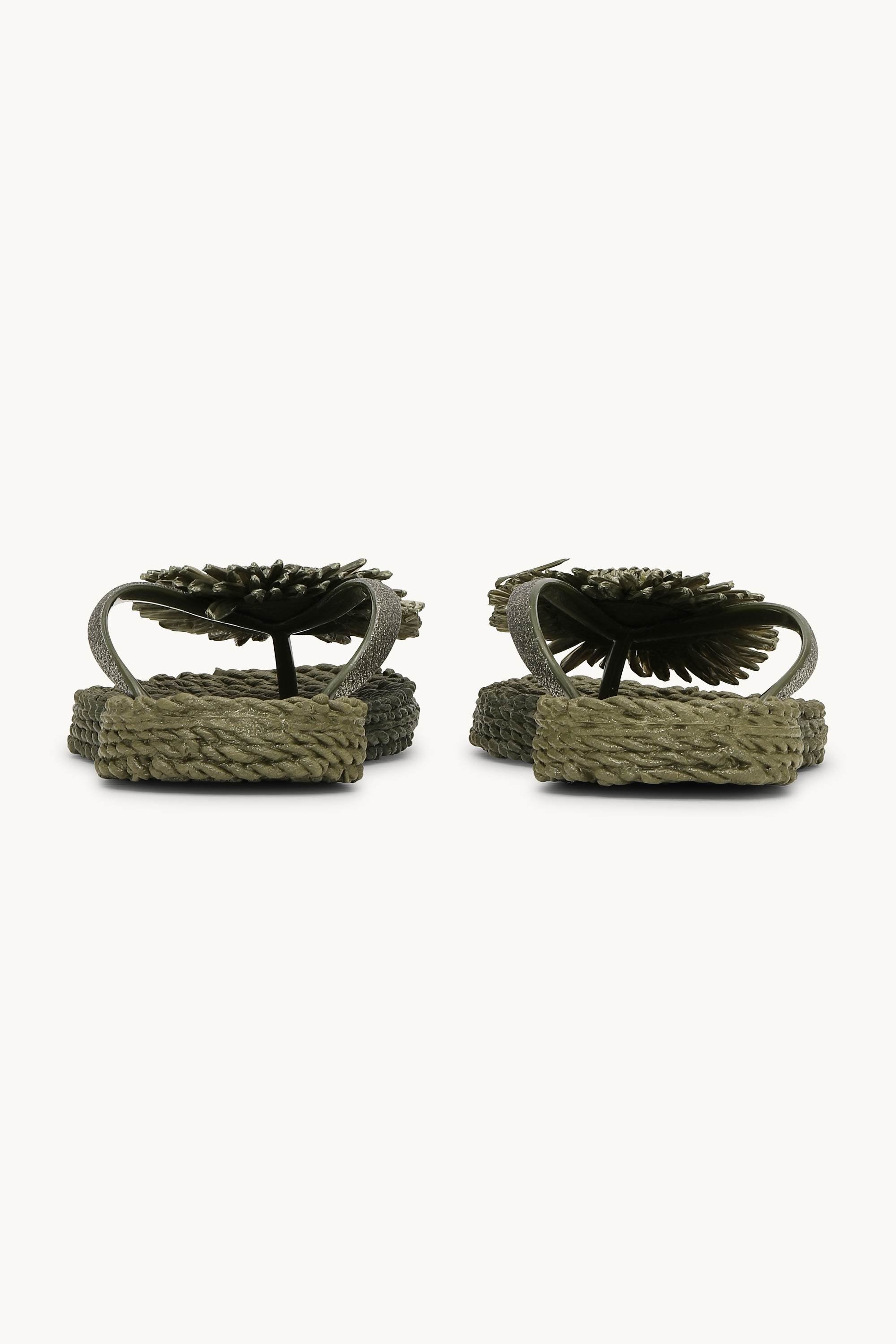 Flip-flops Blomst - Army