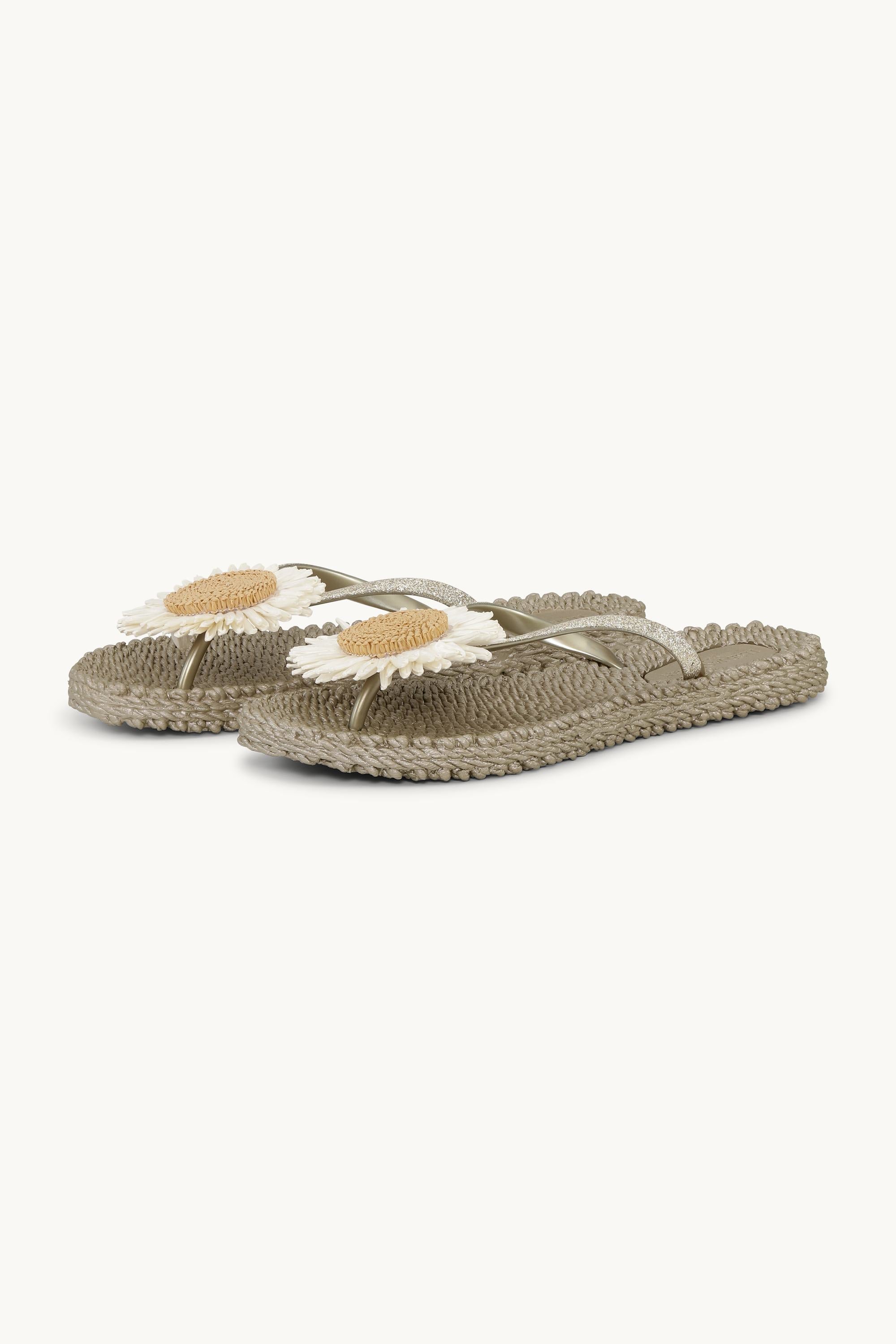 Flip-flops Blomst - Platin