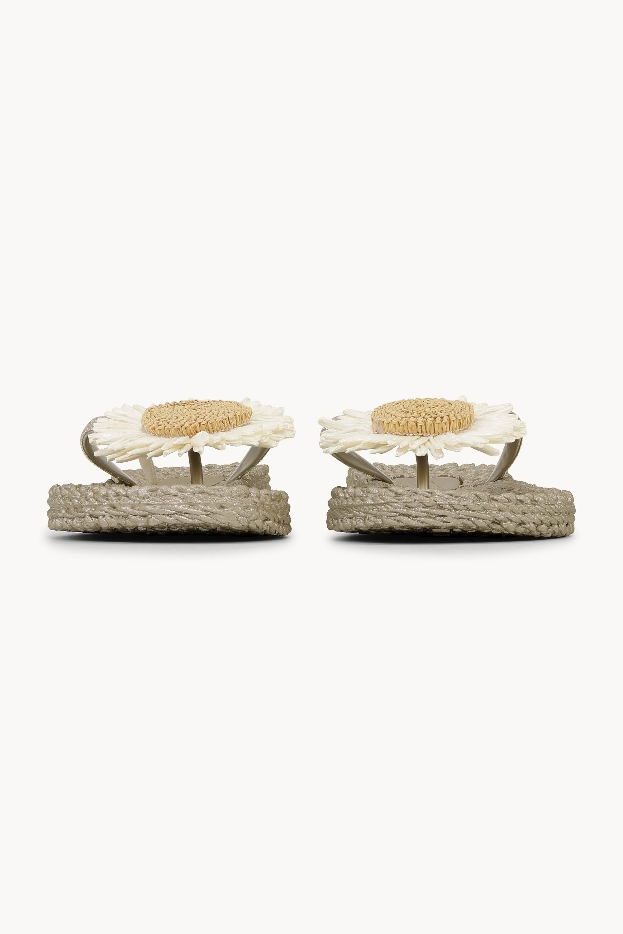 Flip-flops Blomst - Platin