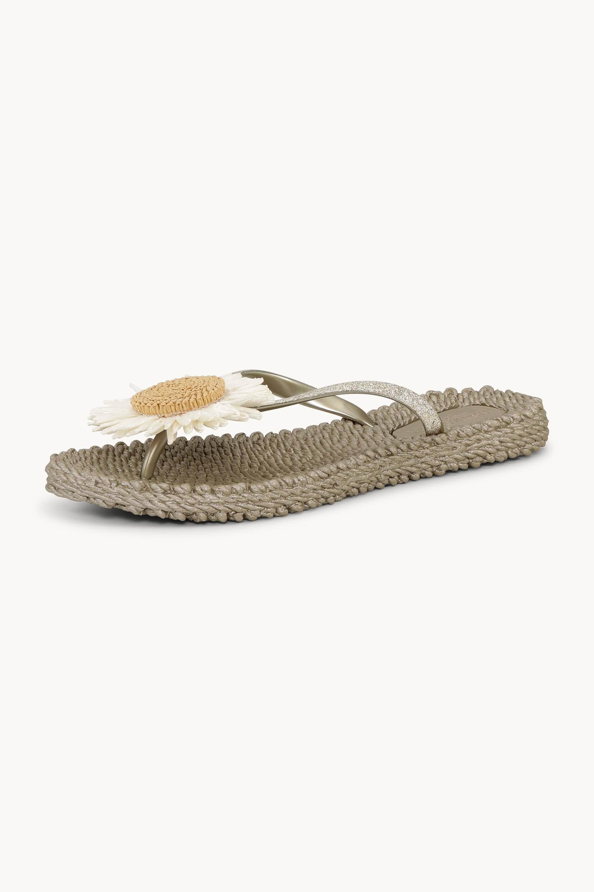 Flip-flops Blomst - Platin