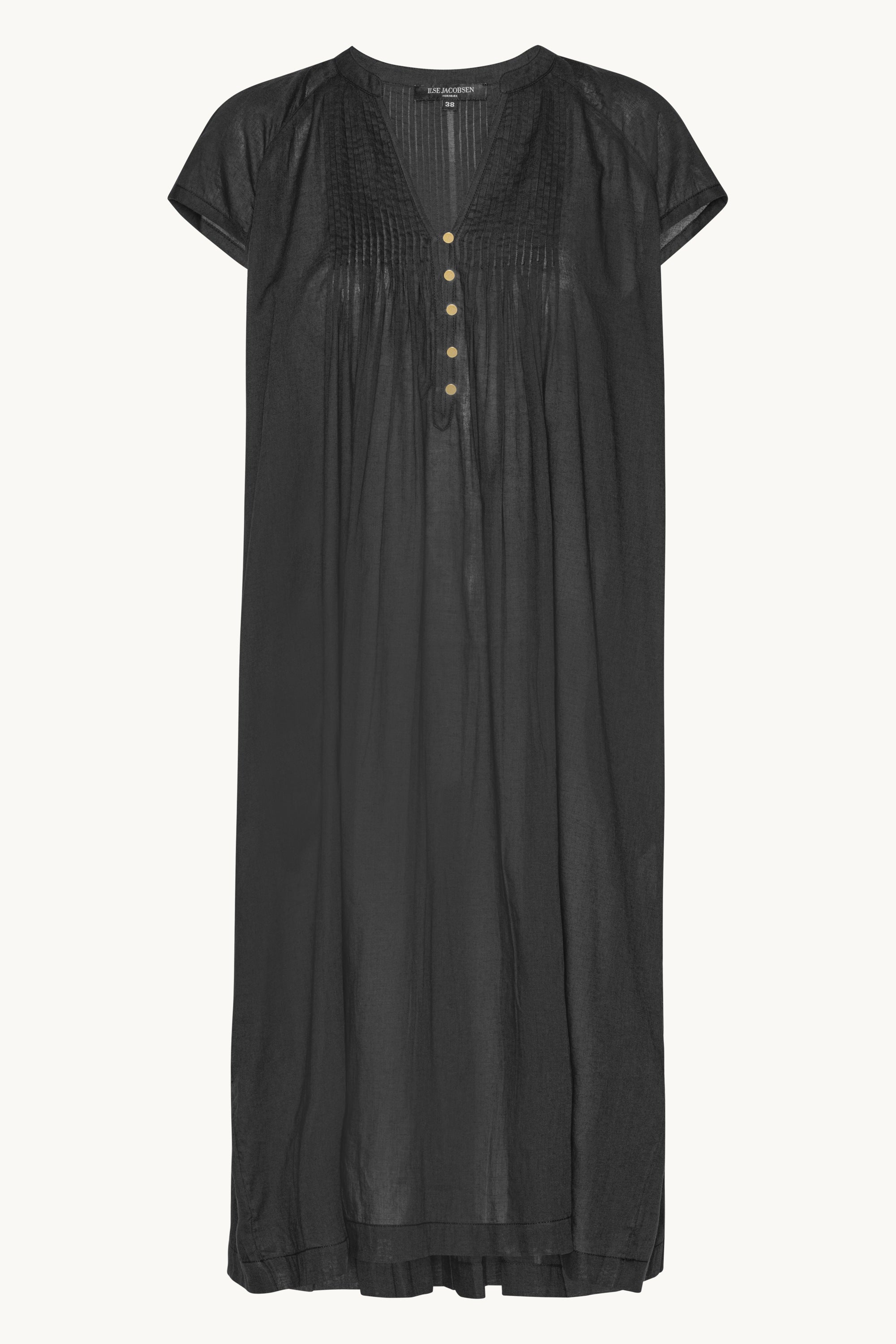 Lang Kjole med Korte Ermer - Dark Indigo