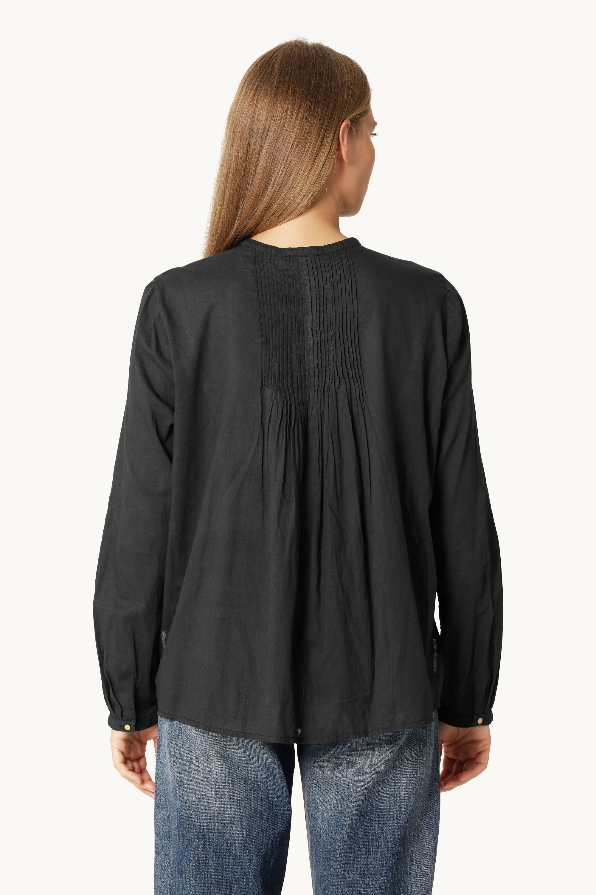 Skjorte med Lange Ermer - Dark Indigo