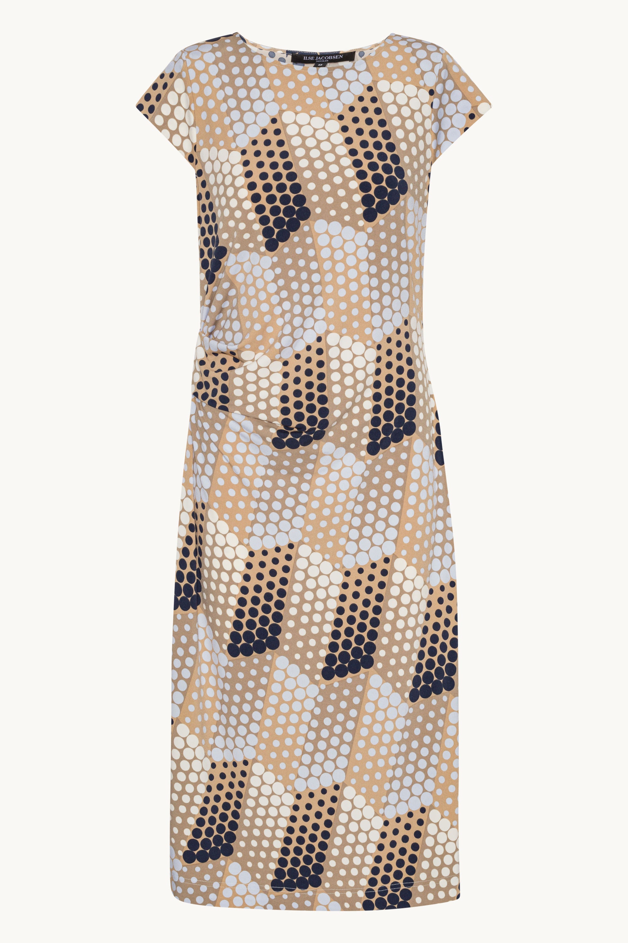 Midikjole Twist - Blue Grafic Dot