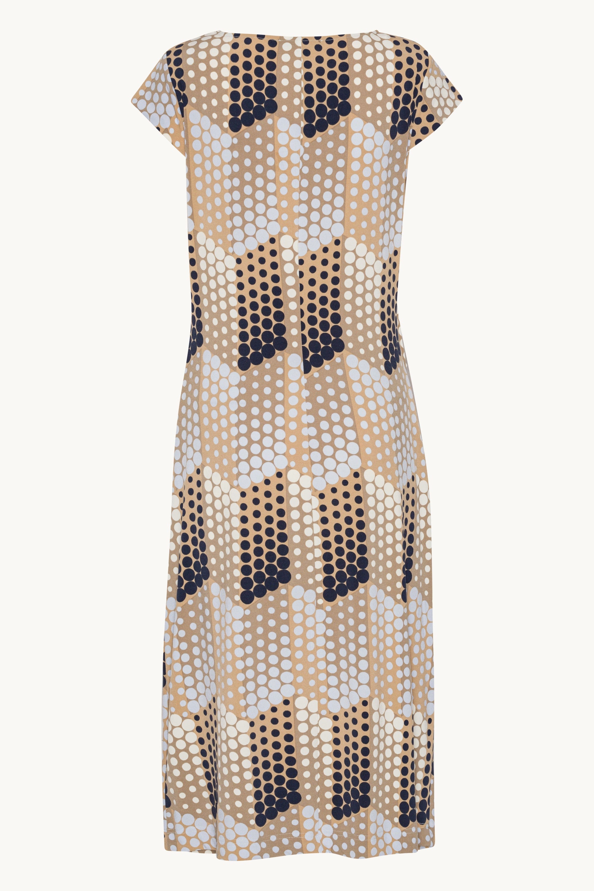 Midikjole Twist - Blue Grafic Dot