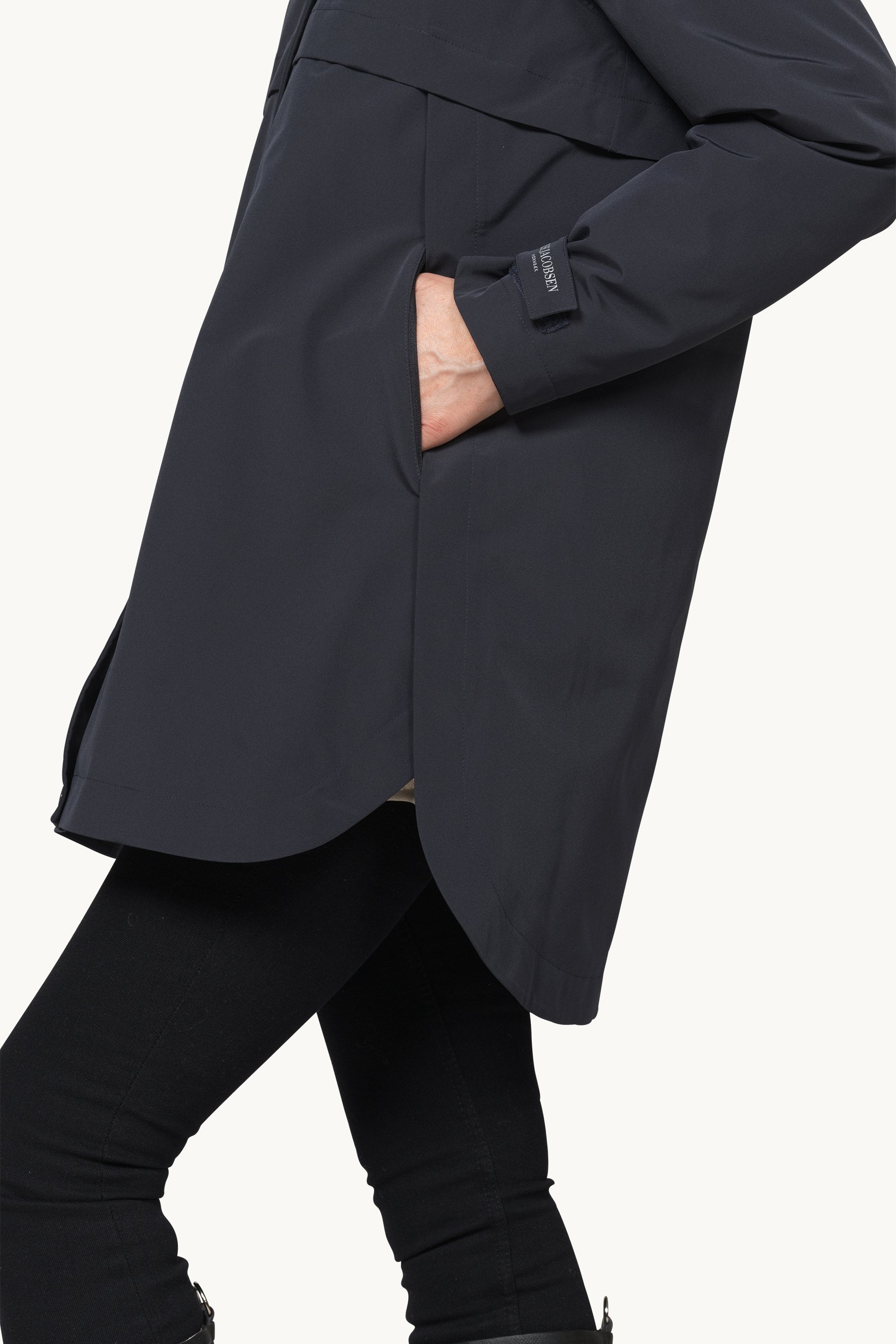 Padded Raincoat - Dark Indigo