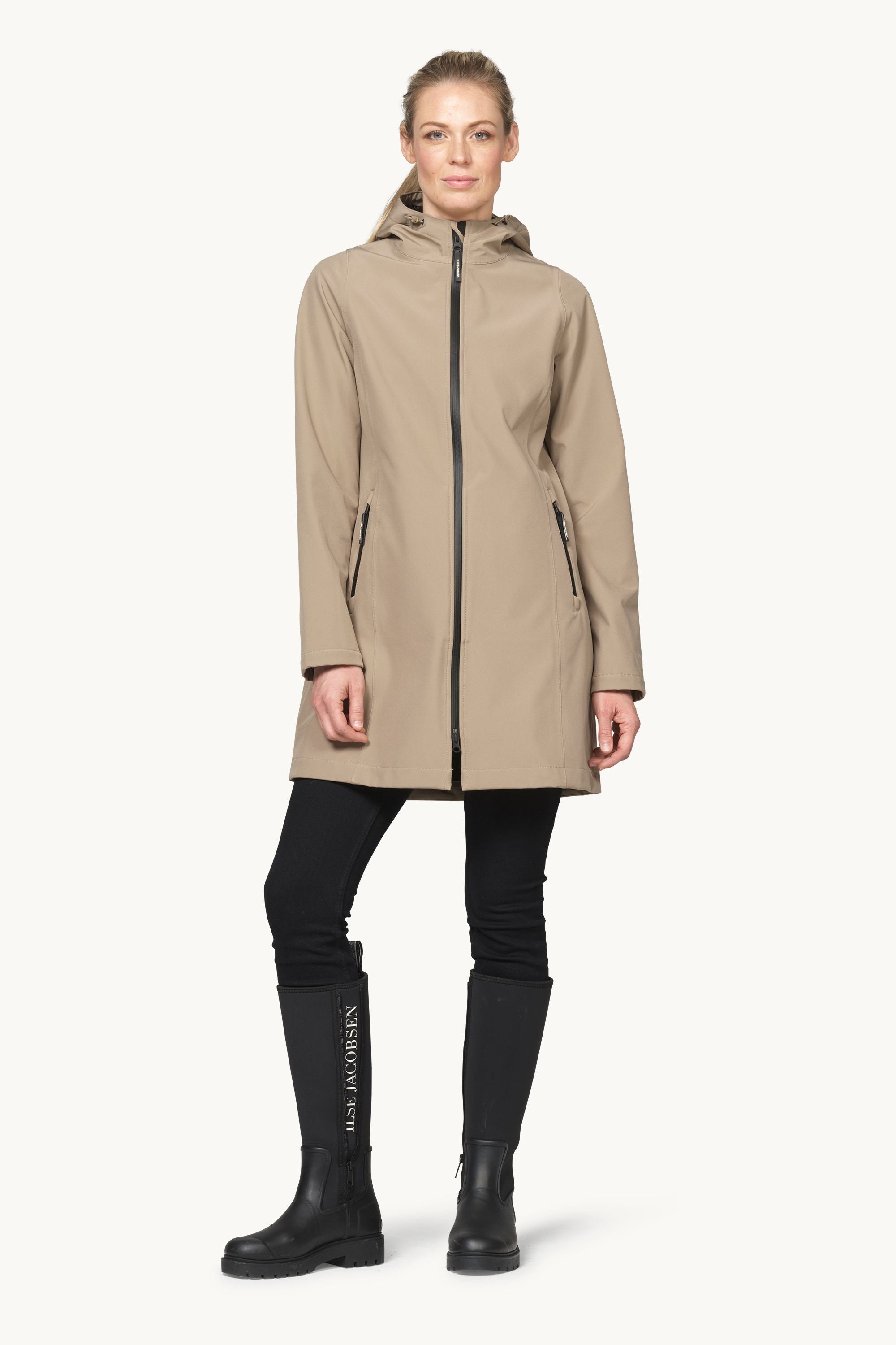 Softshell Raincoat - Greige