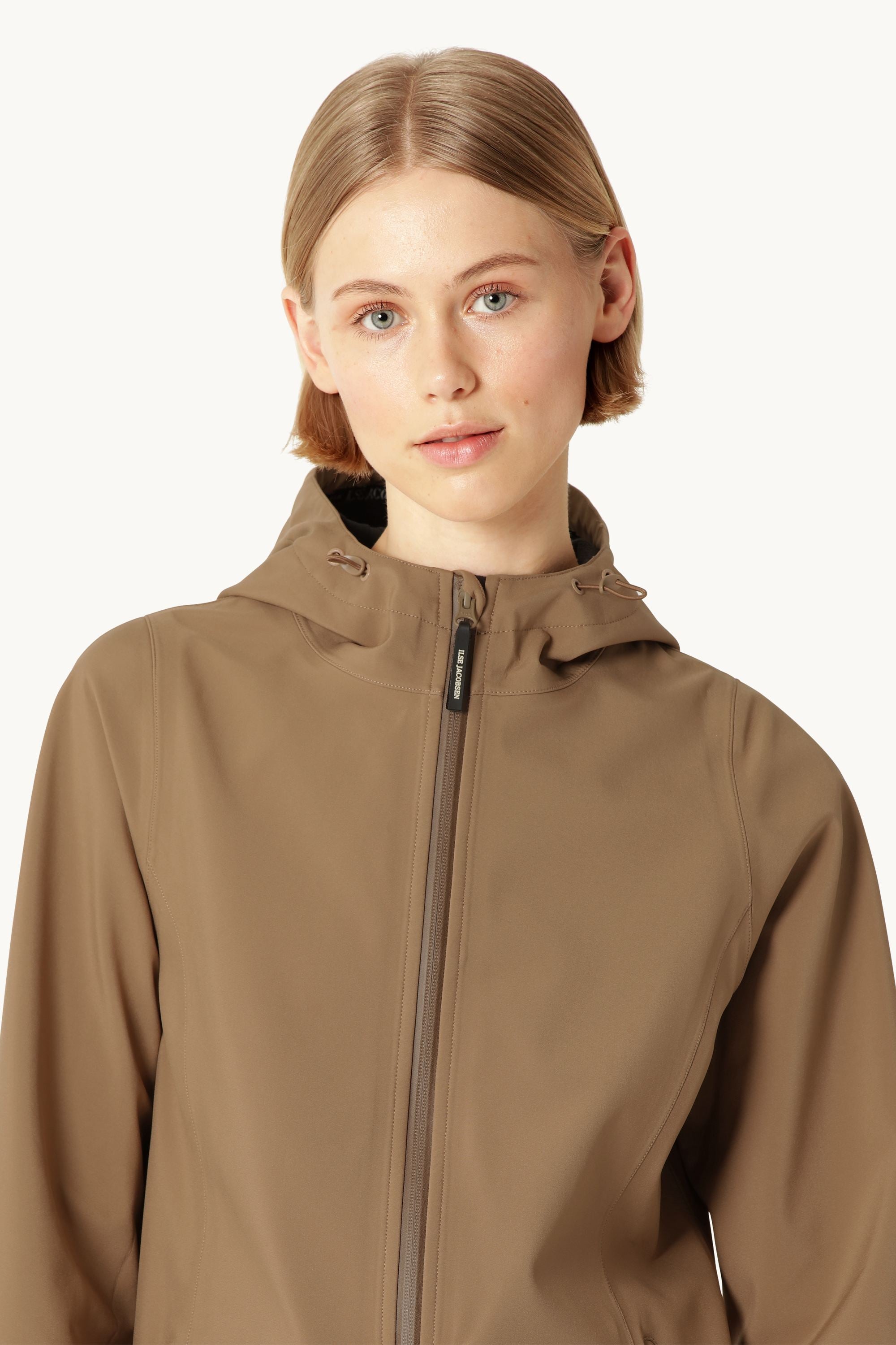 Softshell Regnkåpe - Mocca