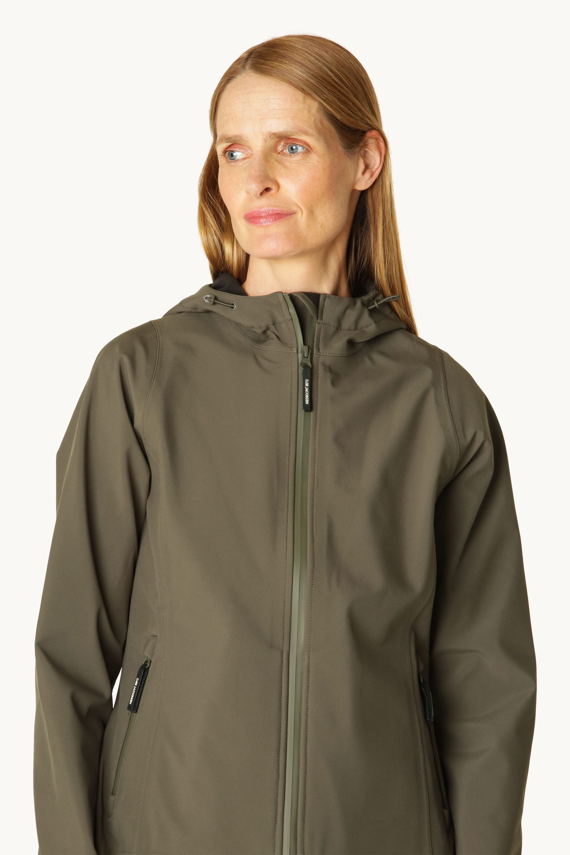 Short Softshell Raincoat - Army