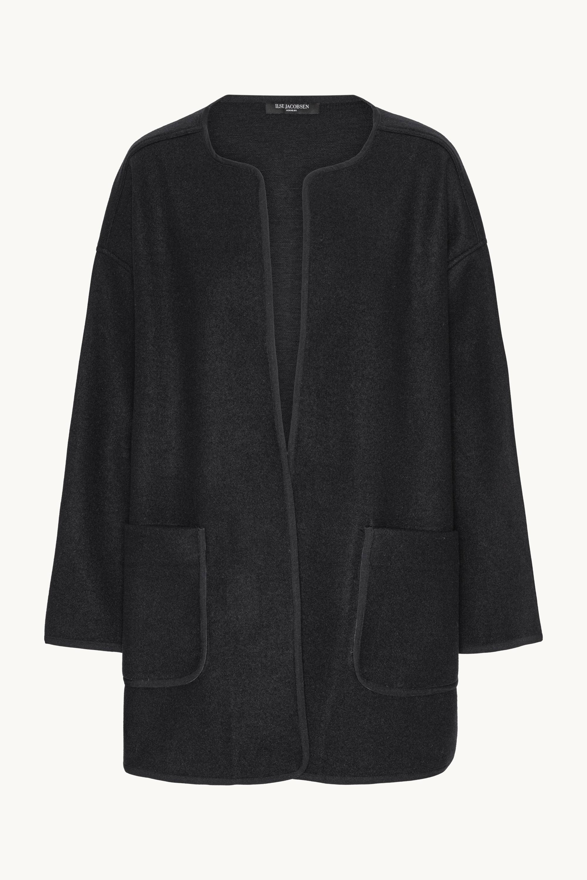 Følt Casual Jakke - Dark Indigo