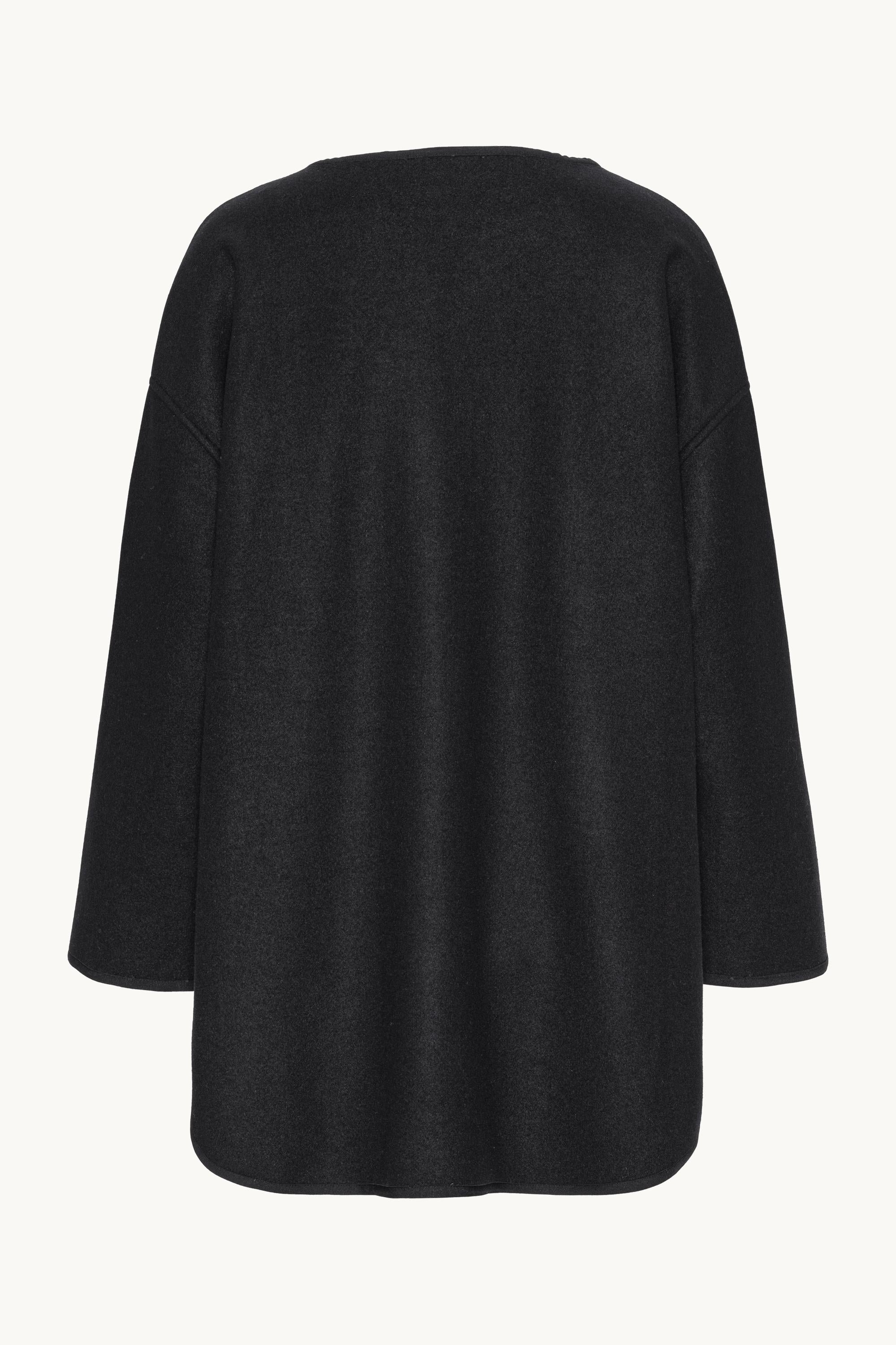 Følt Casual Jakke - Dark Indigo