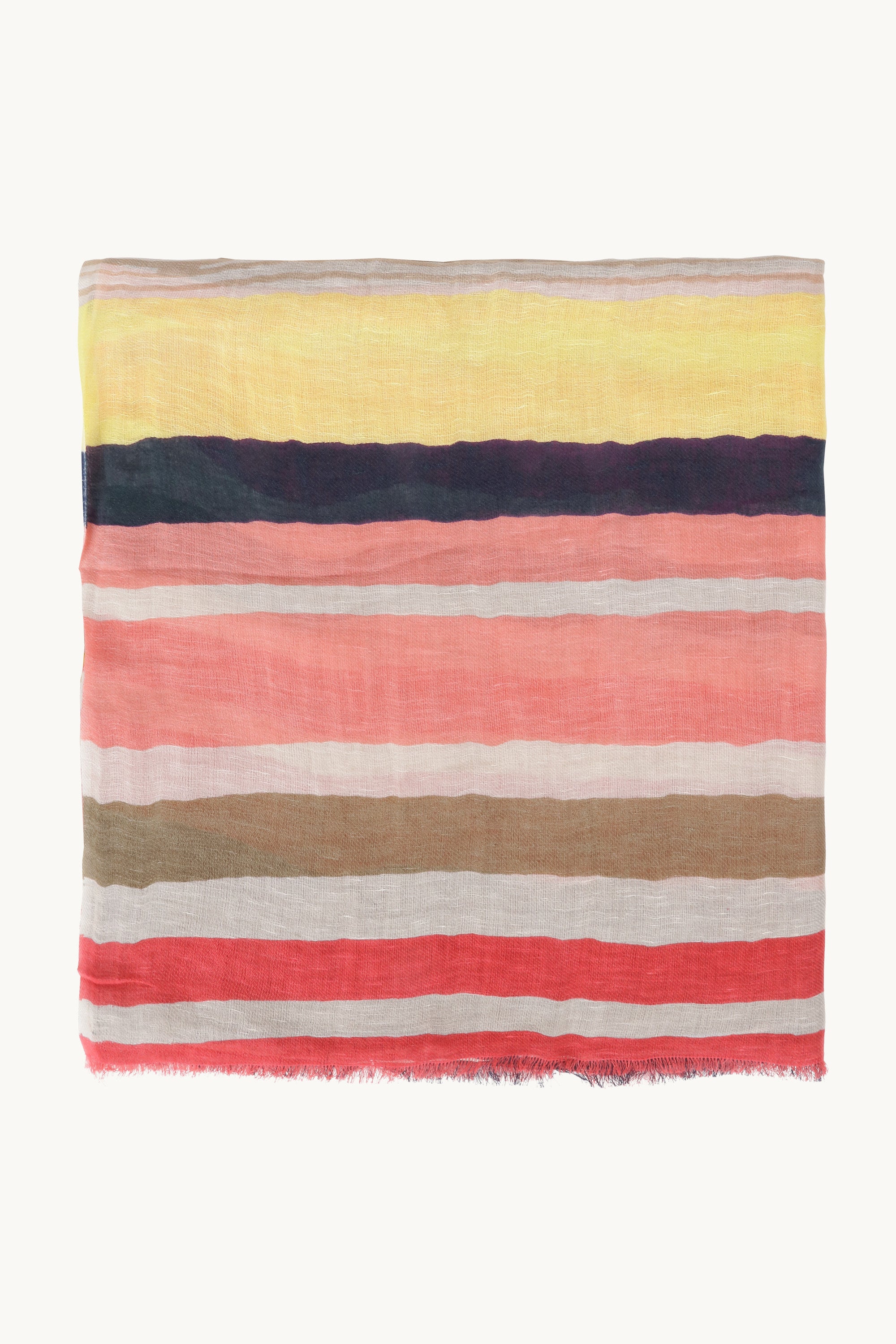 Stripete Skjerf - Red Organic Stripe