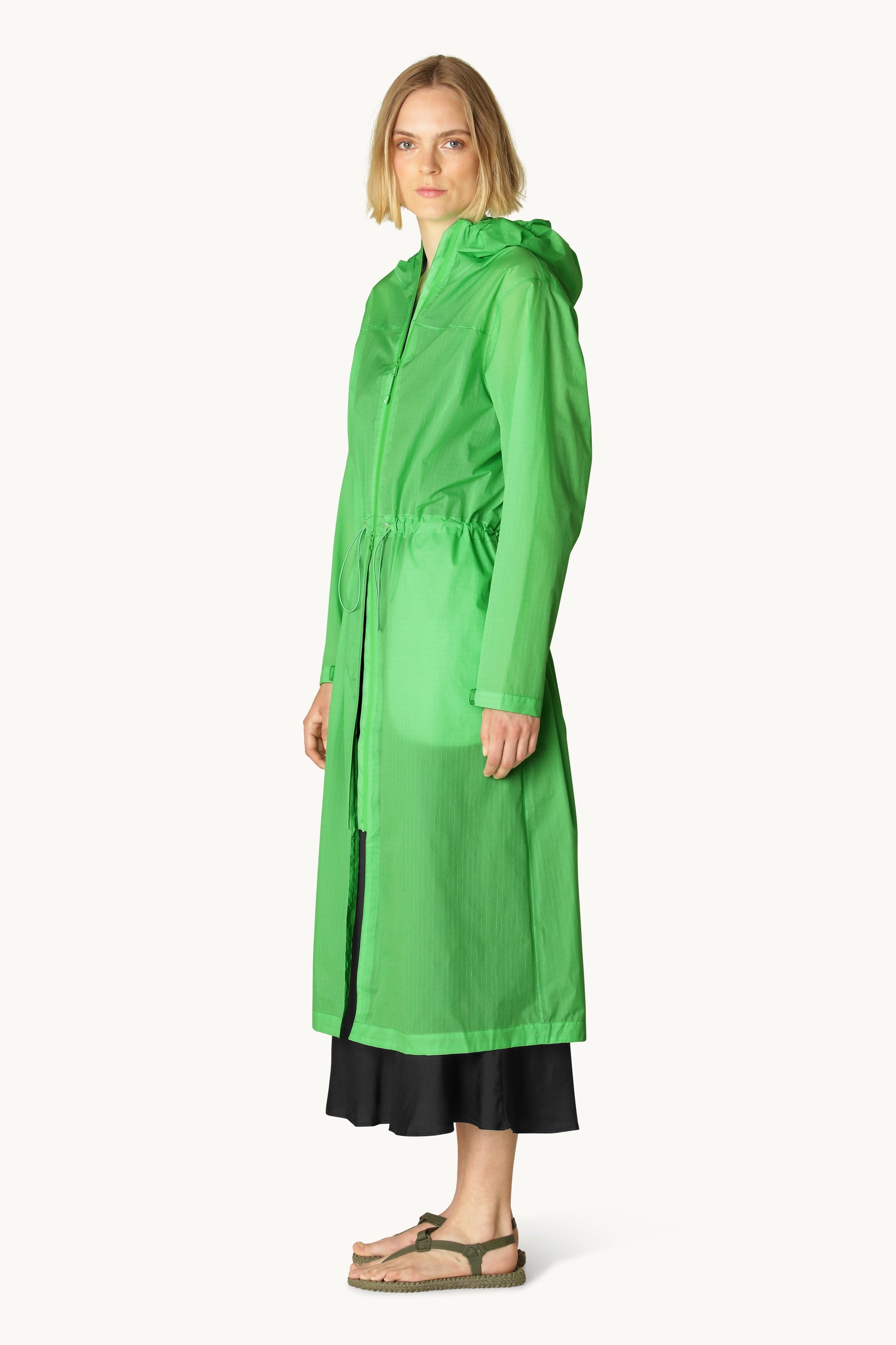 Windbreaker Regnparkas - Bright Green